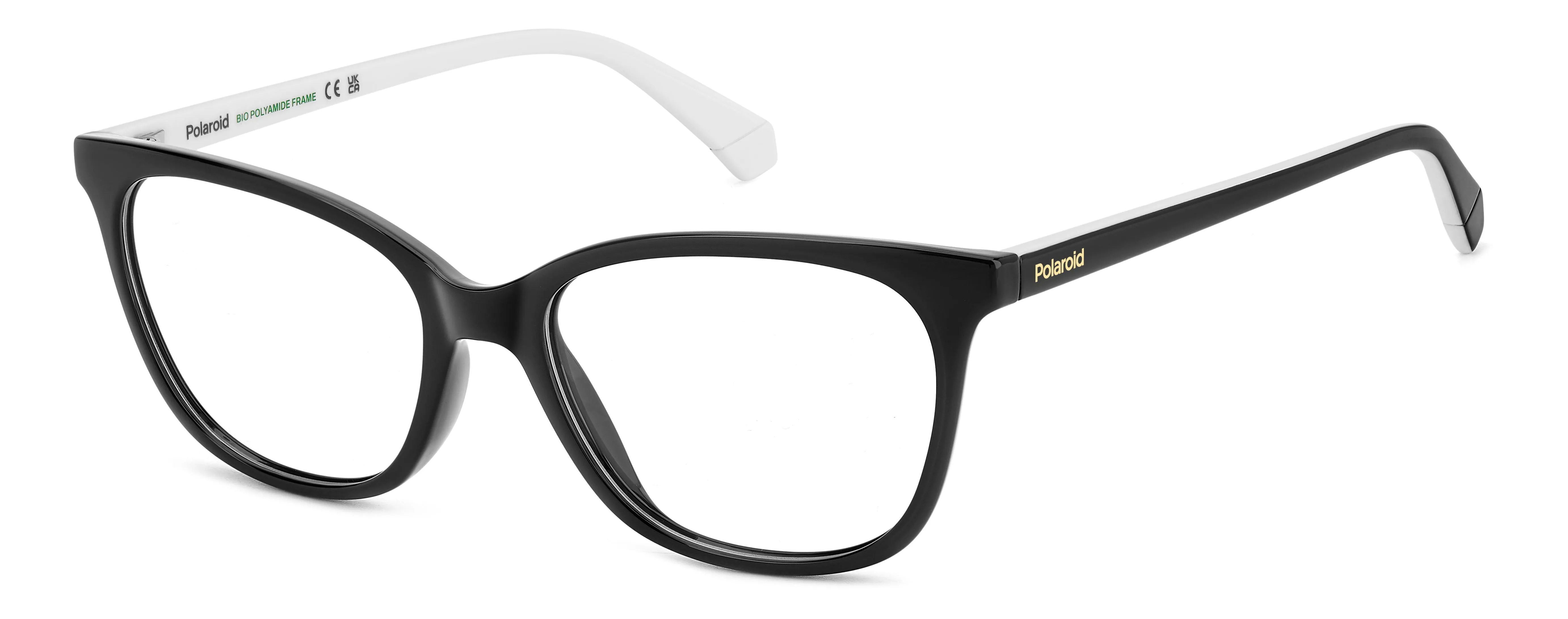 Polaroid PLD D560 807 Montature da vista Eco-poliammide Nero Squadrata Normale - immagine 1