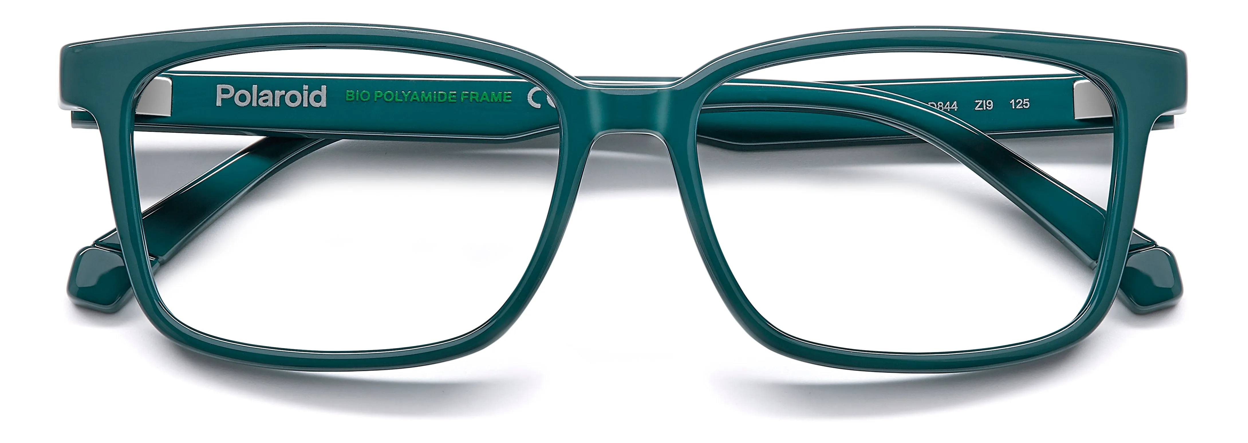 Polaroid Junior Polaroid PLD D844 ZI9 Montature da vista bambino Eco-poliammide Verde Squadrata Normale - immagine 3