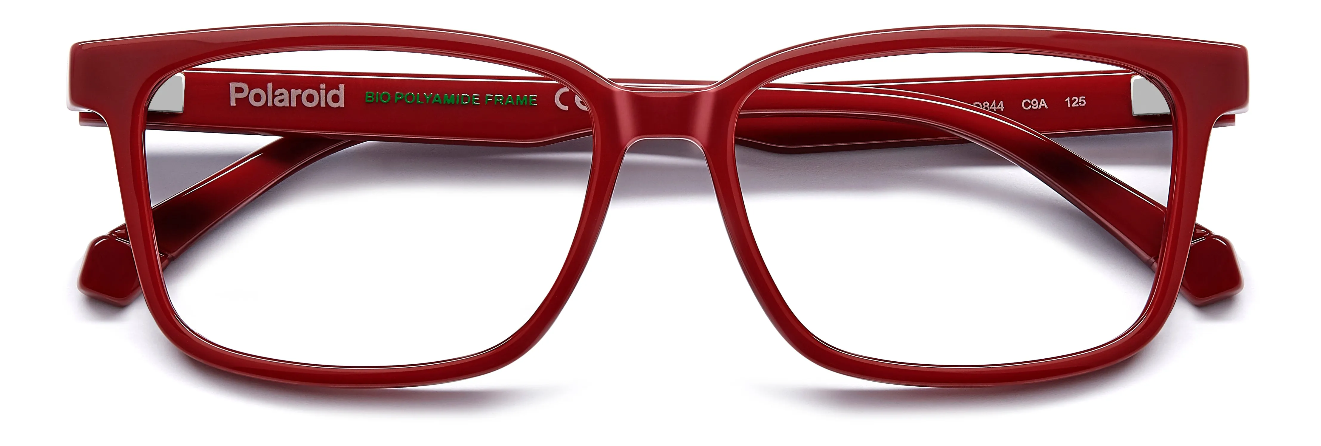 Polaroid Junior Polaroid PLD D844 C9A Montature da vista bambino Eco-poliammide Rosso Squadrata Normale - immagine 3