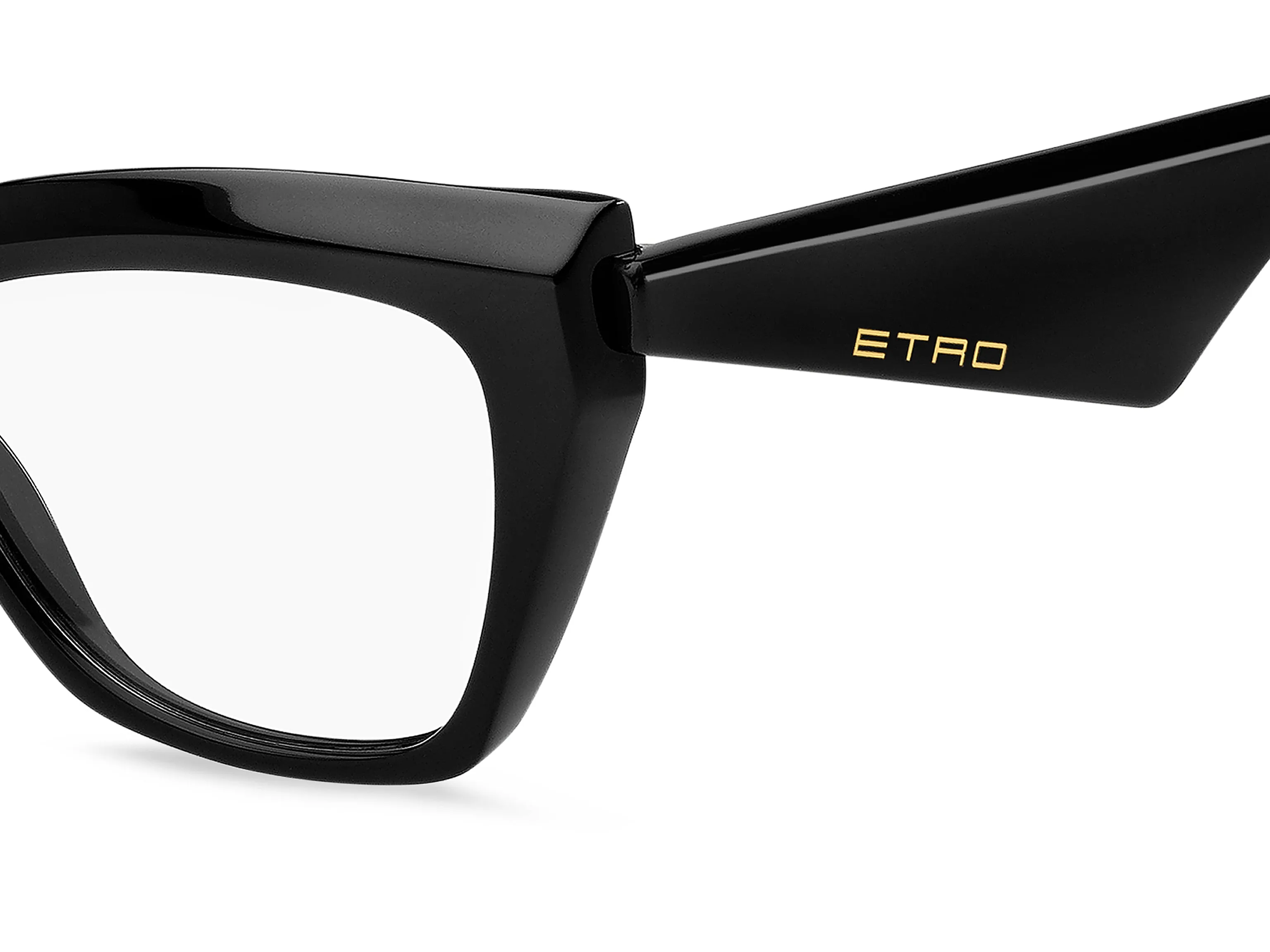 ETRO ETRO 0098 807 Montature da vista Acetato Nero Squadrata Normale - immagine 3