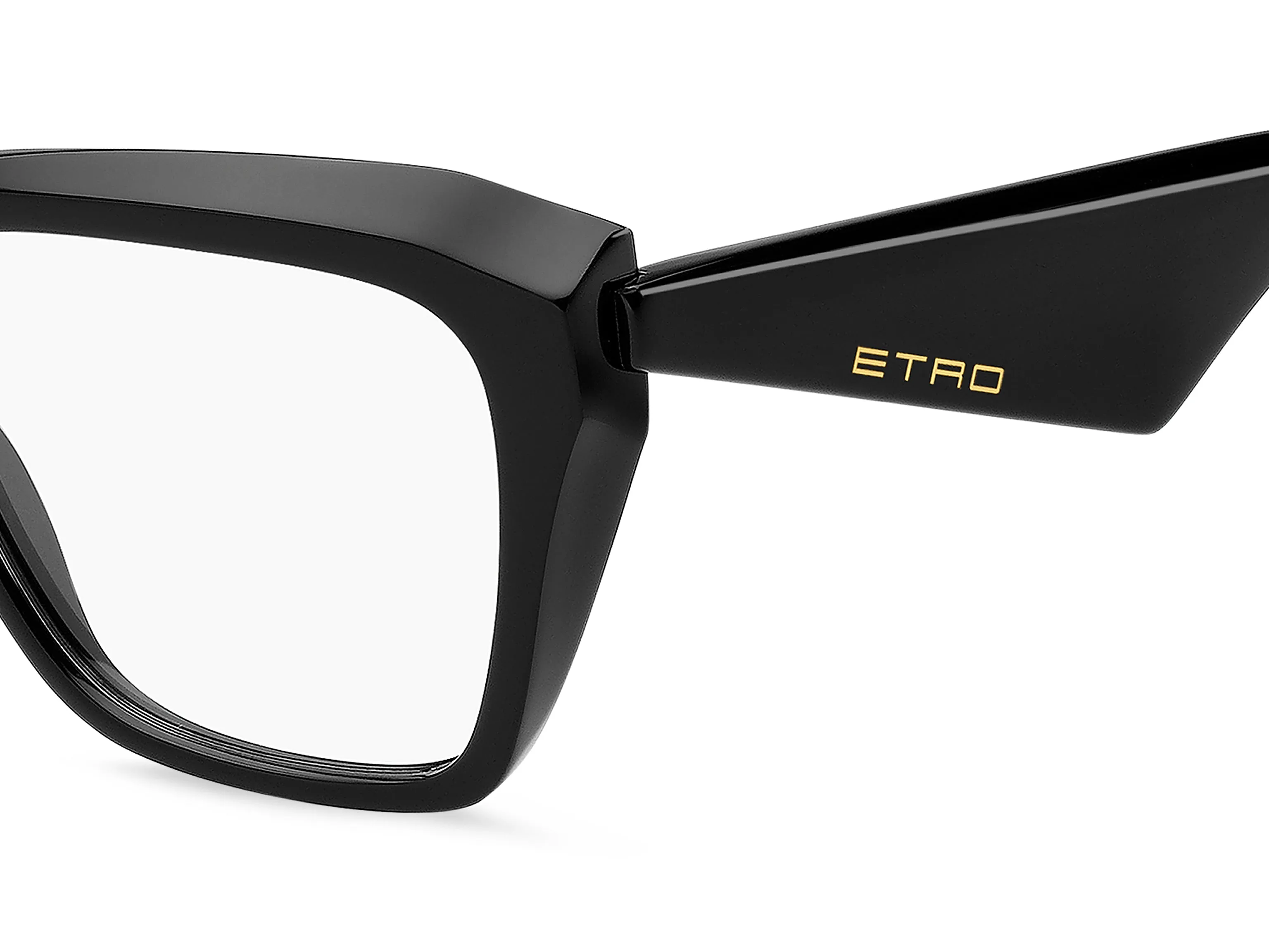 ETRO ETRO 0097 807 Montature da vista Acetato Nero Squadrata Normale - immagine 3