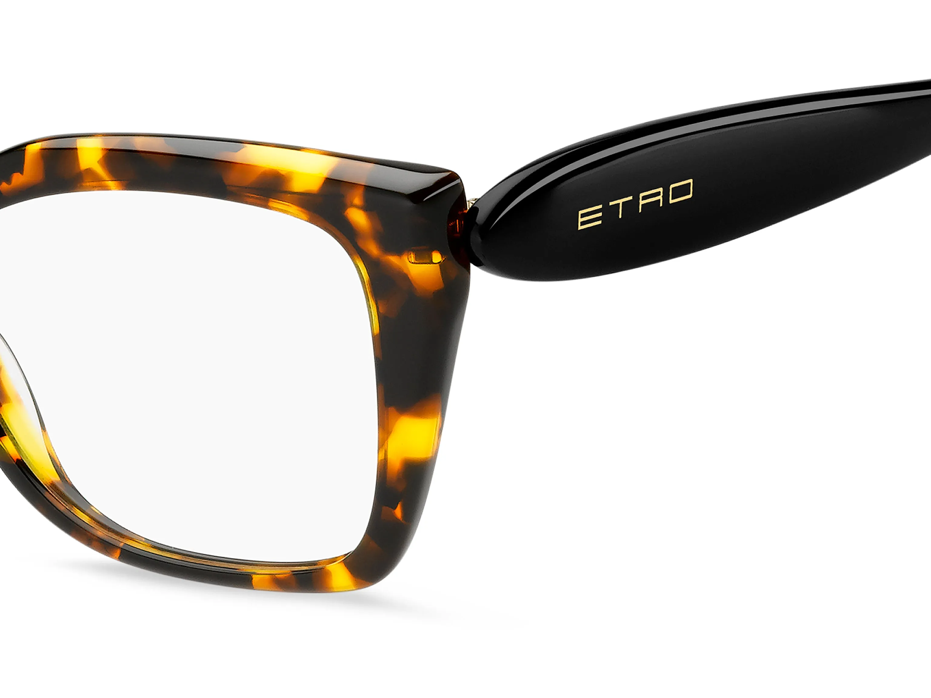 ETRO ETRO 0087 EPZ Montature da vista Acetato Giallo Squadrata Normale - immagine 3
