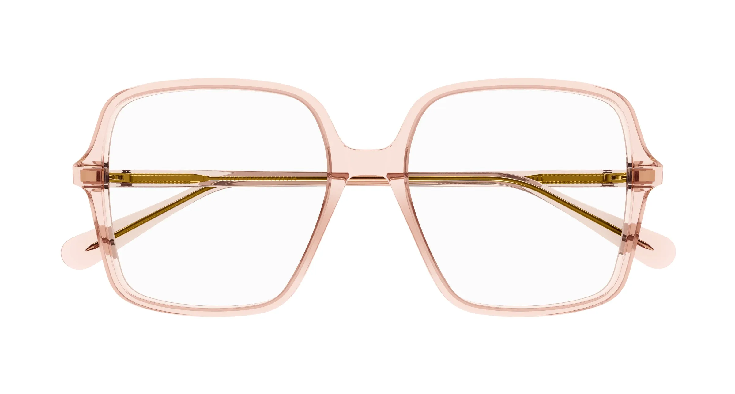 Gucci GG1003O 006 Montature da vista Rosa Trasparente Squadrata - immagine 2