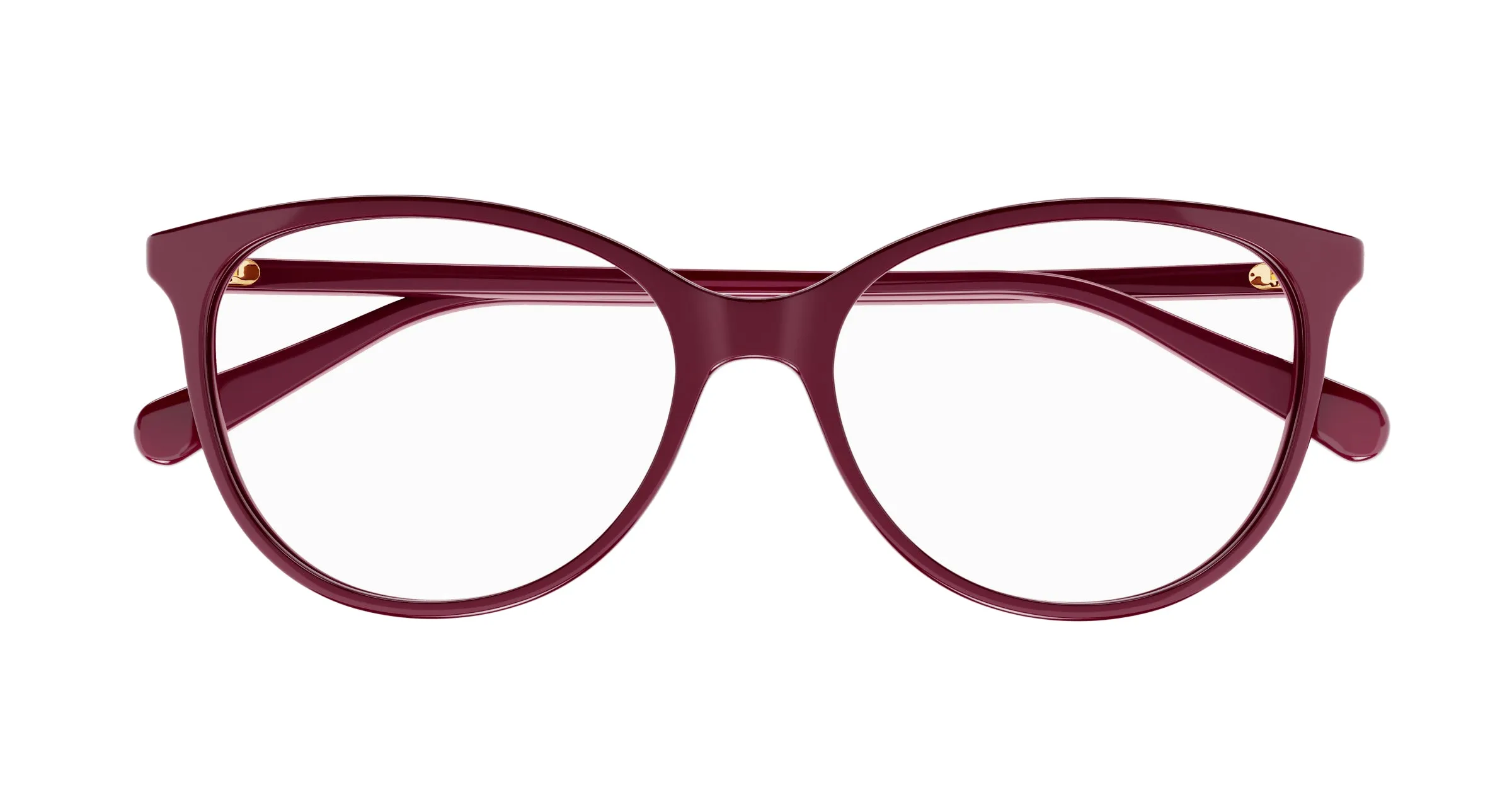 Gucci GG0550O 011 Montature da vista Bordeaux Trasparente Cat Eye - immagine 2