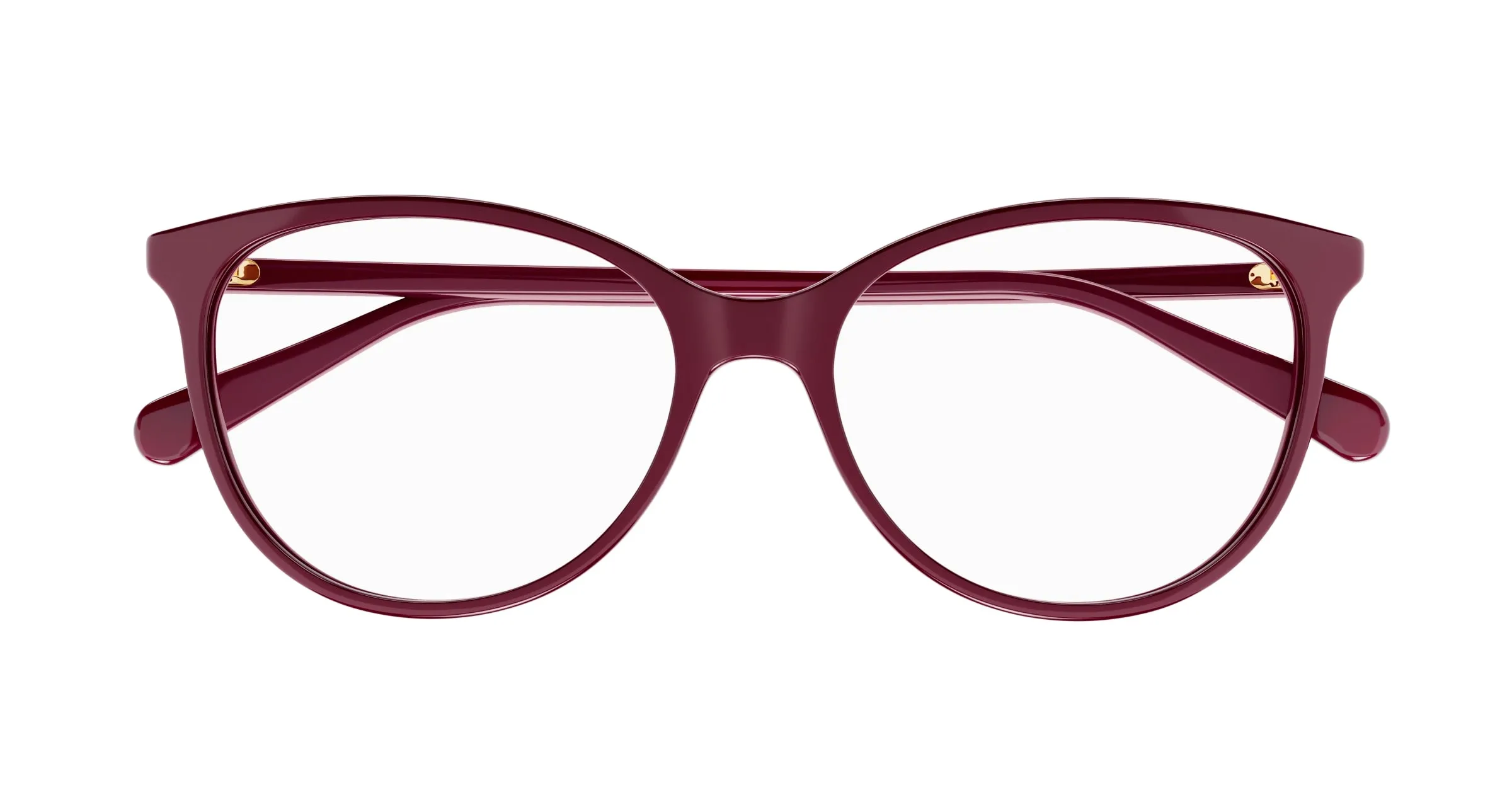 Gucci GG0550O 011 Montature da vista Bordeaux Trasparente Cat Eye - immagine 3