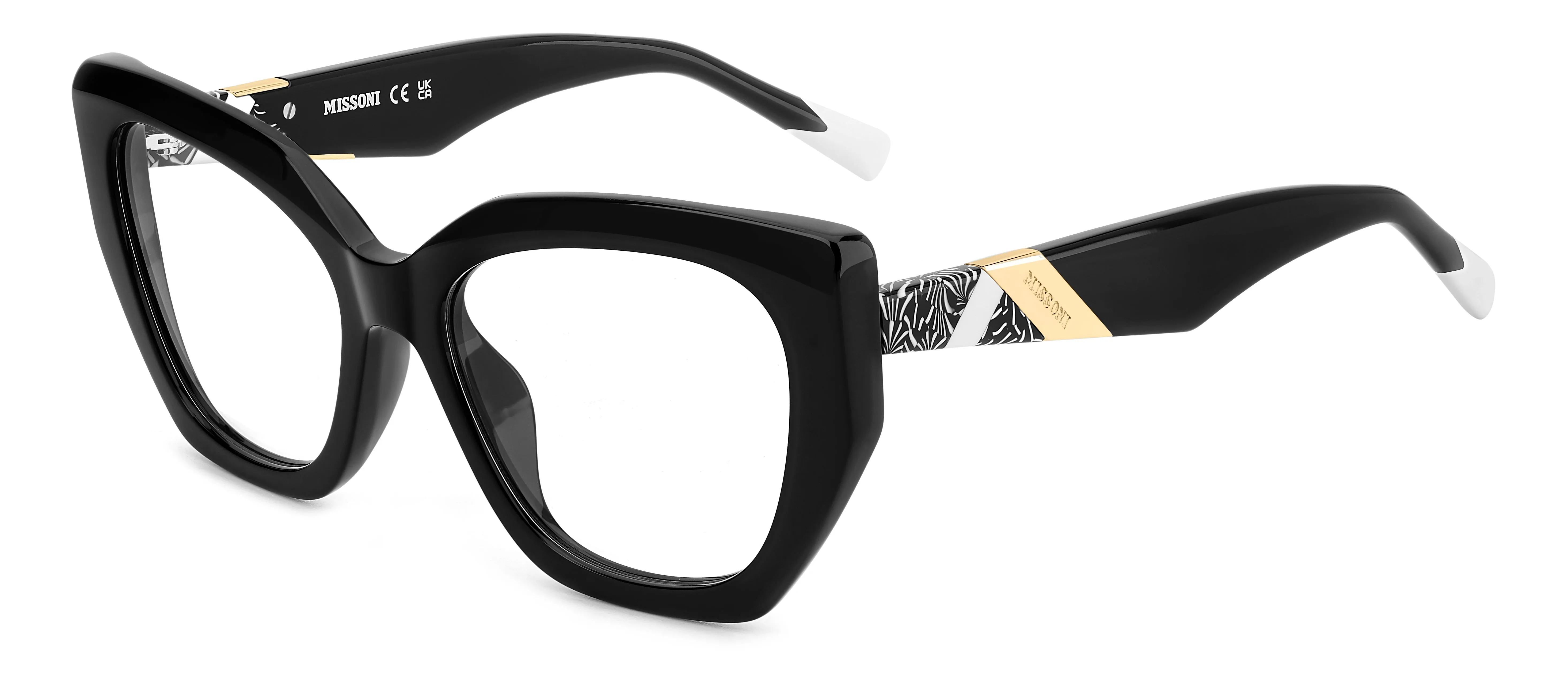 Missoni MIS 0195/G 807 Montature da vista Acetato Nero Squadrata Normale - immagine 1
