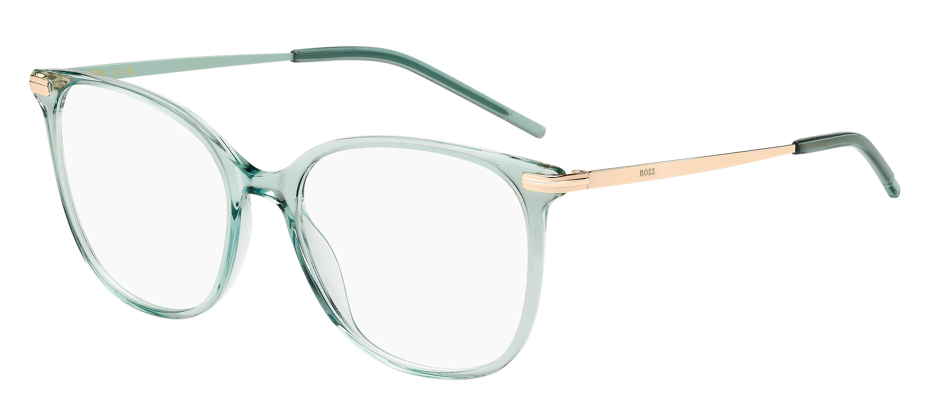 Hugo Boss BOSS 1663 PEF Montature da vista Acetato Verde Squadrata - immagine 1