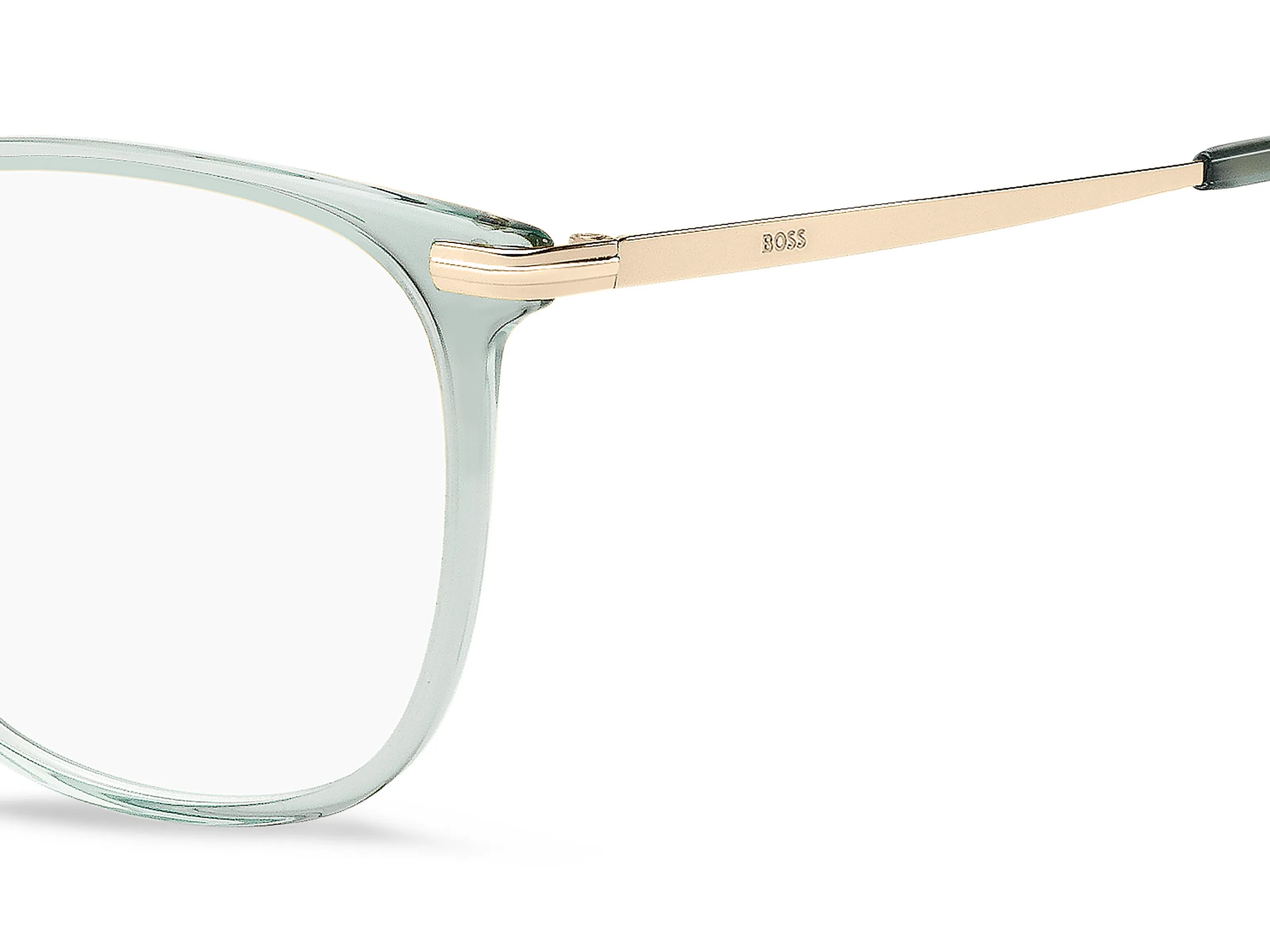 Hugo Boss BOSS 1663 PEF Montature da vista Acetato Verde Squadrata - immagine 3
