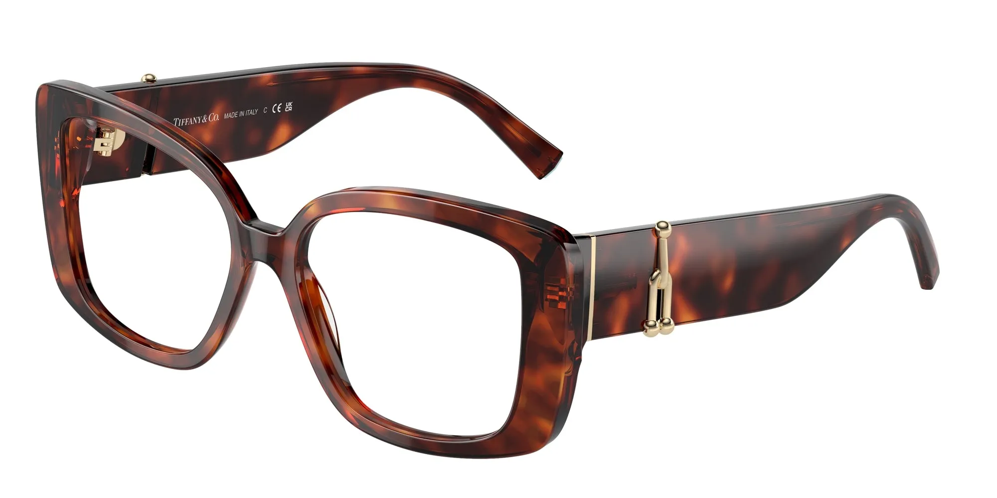 Tiffany TF2235 8002 Montature da vista Acetato Havana Squadrata - immagine 1