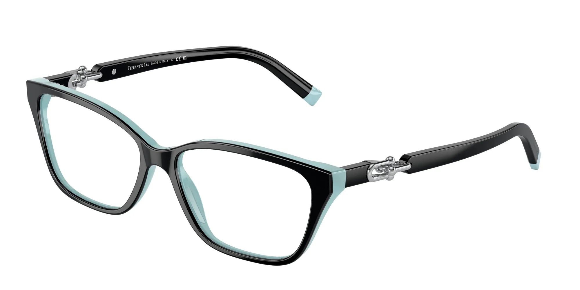 Tiffany TF2229 8055 Montature da vista Acetato Nero Squadrata - immagine 1