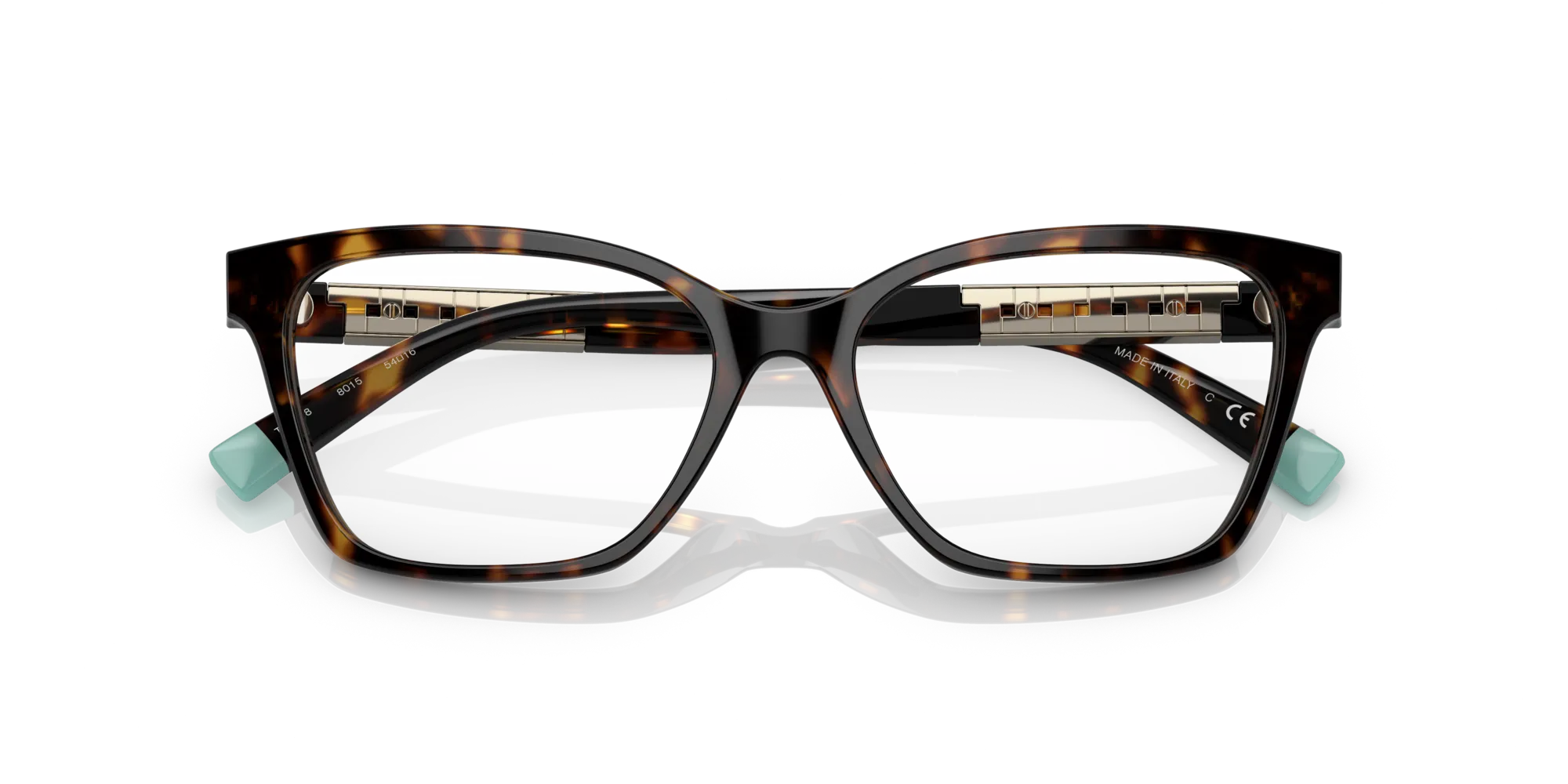 Tiffany TF2228 8015 Montature da vista Acetato Tartaruga Pillow Normale - immagine 2