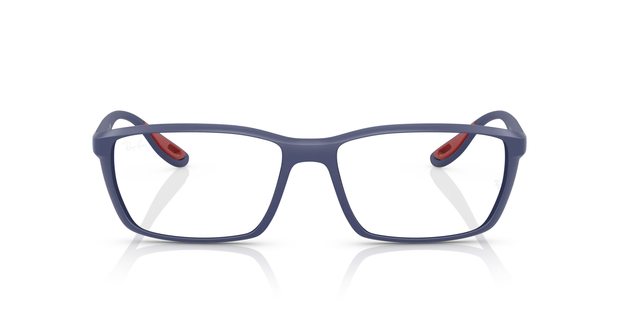 Ray - Ban RX7213M F604 Montature da vista Peek Blu Trasparente Squadrata Normale - immagine 3