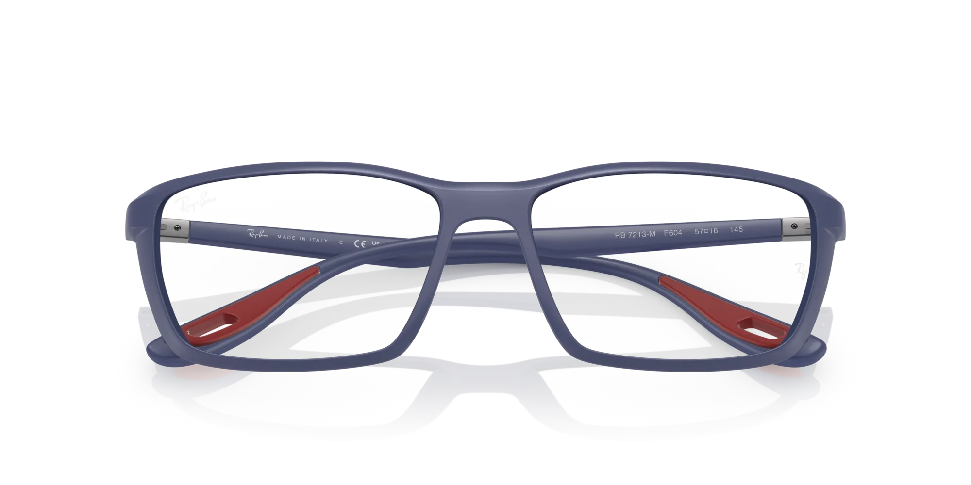 Ray - Ban RX7213M F604 Montature da vista Plastica Blu Squadrata - immagine 2