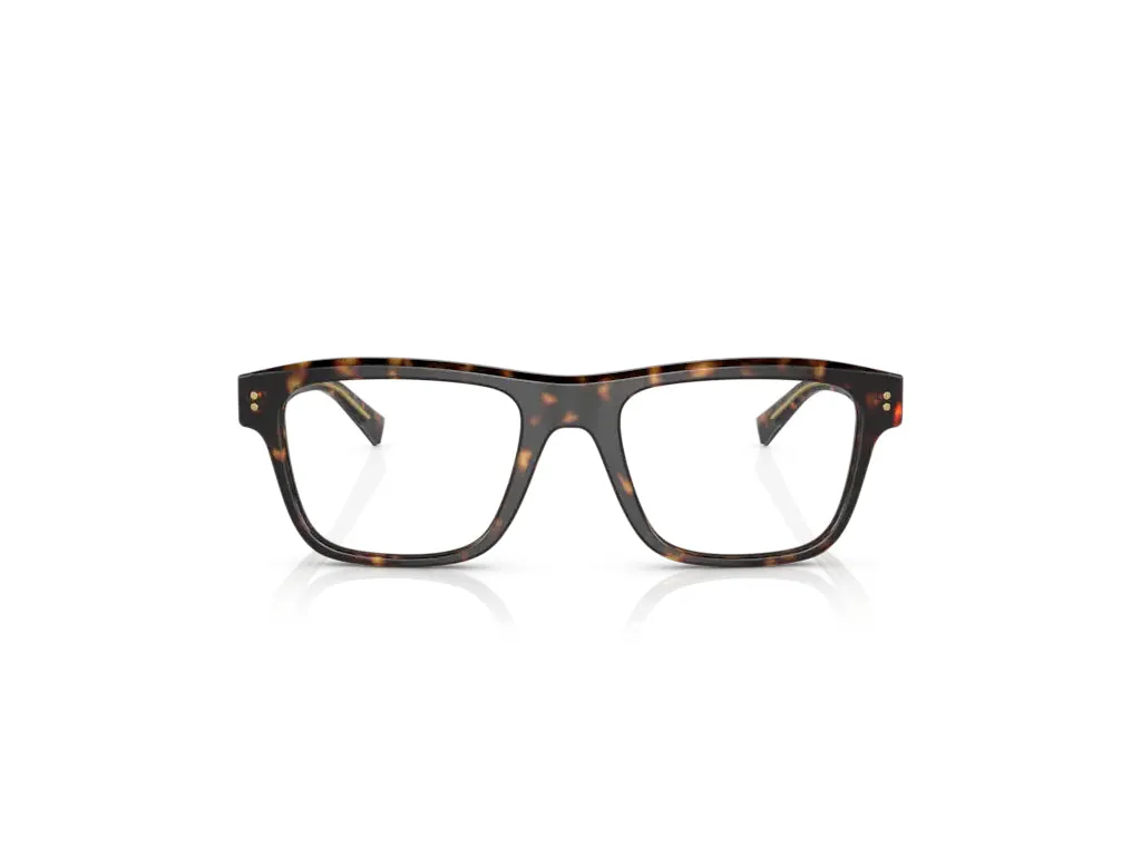 Dolce & Gabbana DG3362 502 Montature da vista Plastica Havana Squadrata - immagine 2