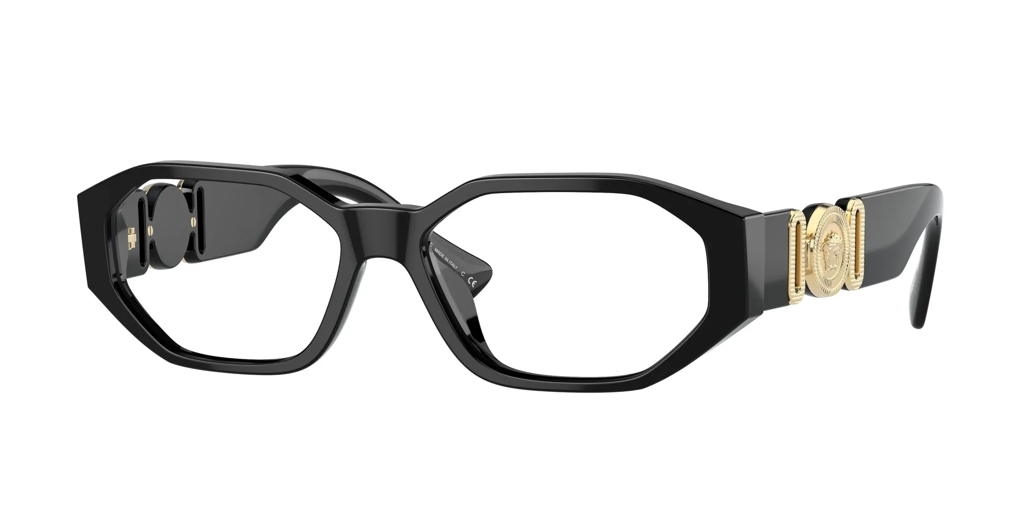 Versace VE3320U GB1 Montature da vista Acetato Nero Geometrica - immagine 1