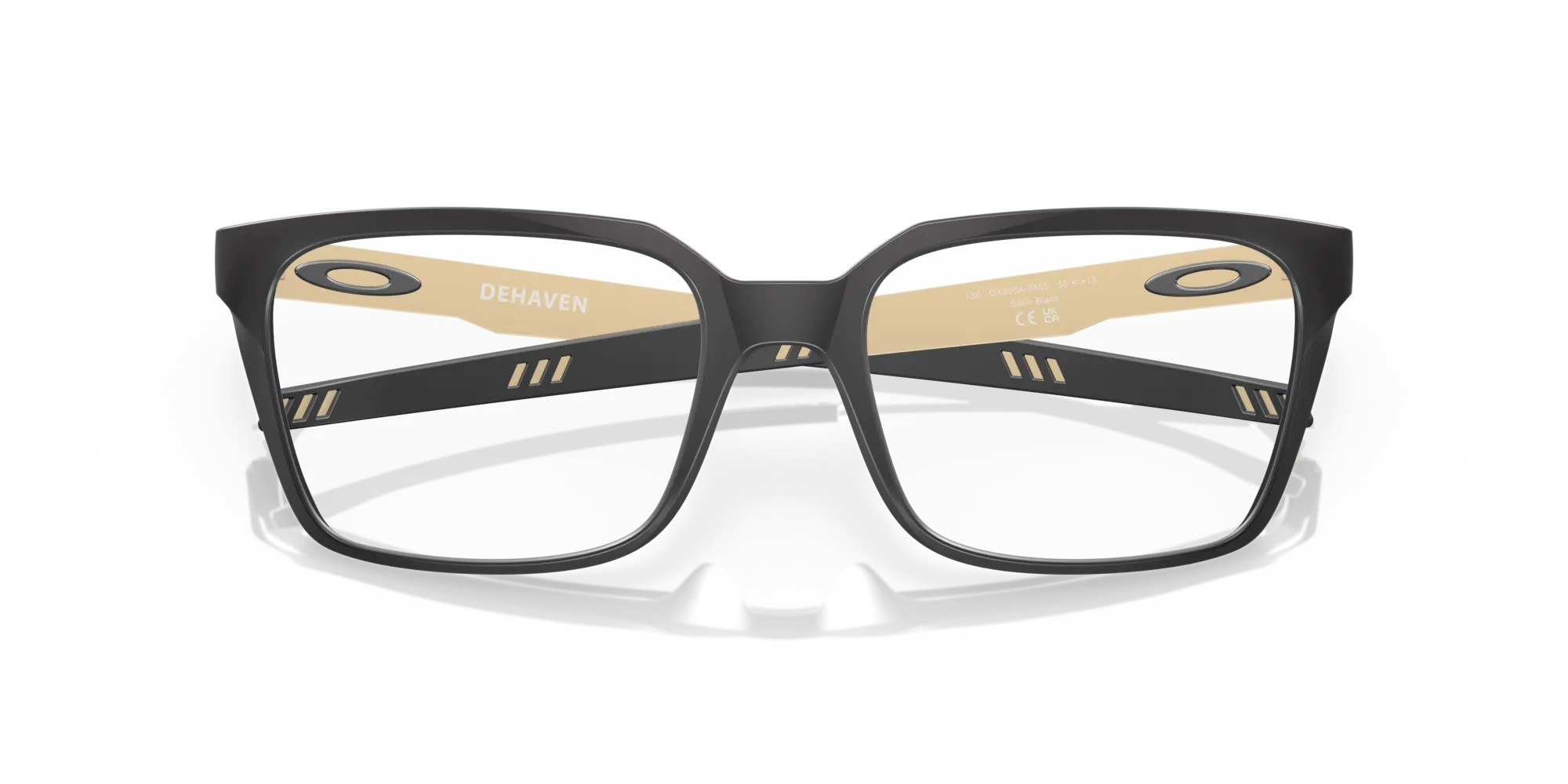 Oakley OX8054 DEHAVEN 805404 Montature da vista Plastica Nero-opaco Squadrata - immagine 2