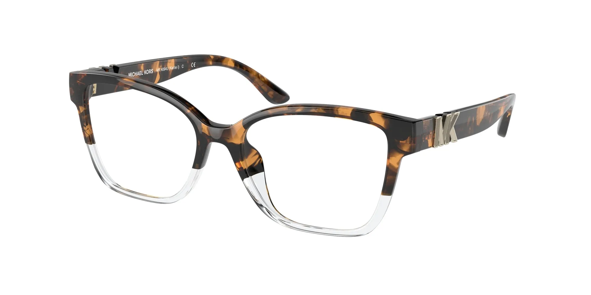 Michael Kors MK4094U KARLIE I 3911 Montature da vista Iniettato Tartaruga Squadrata Normale - immagine 1