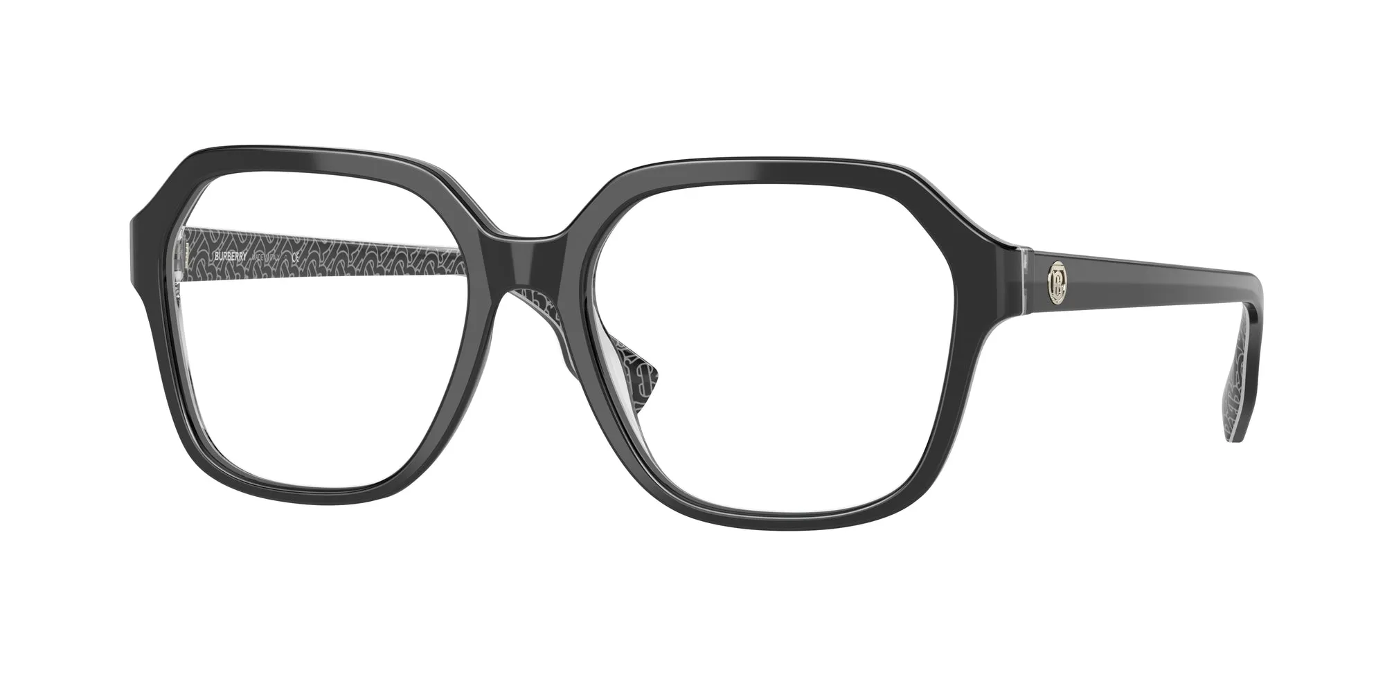 Burberry BE2358 ISABELLA 3977 Montature da vista Acetato Nero Squadrata Normale - immagine 1