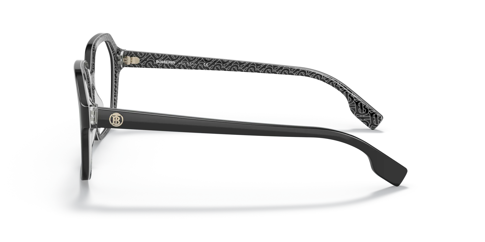 Burberry BE2358 ISABELLA 3977 Montature da vista Acetato Nero Squadrata - immagine 4