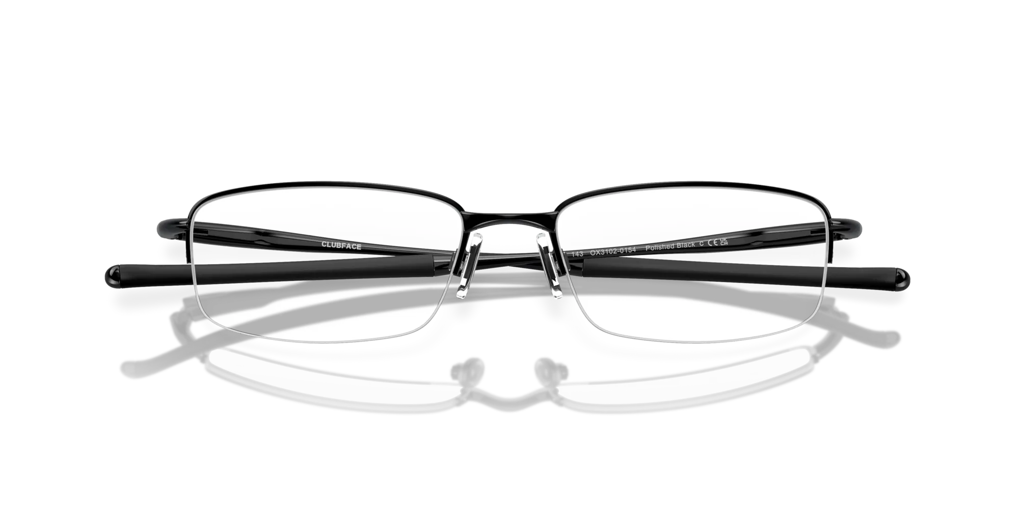 Oakley OX3102 CLUBFACE 310201 Montature da vista Acciaio Nero Squadrata Normale - immagine 2