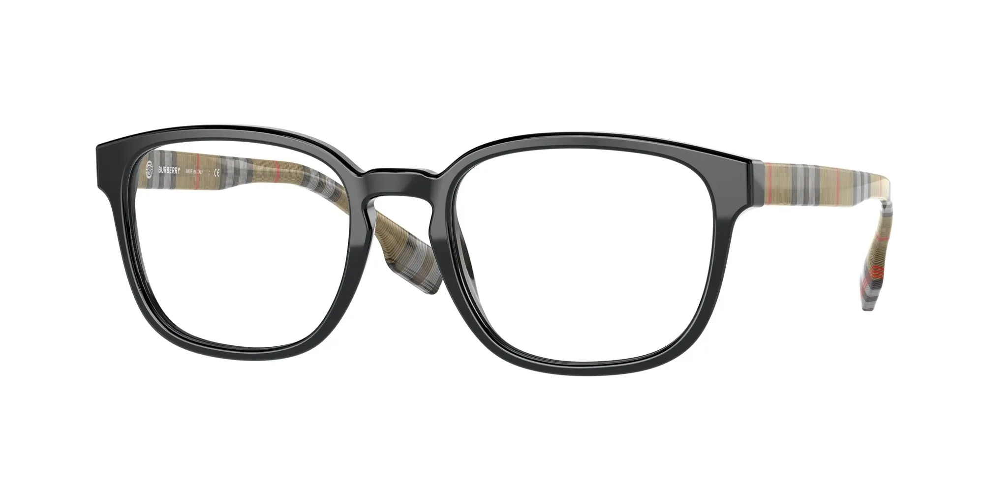 Burberry BE2344 EDISON 3952 Montature da vista Plastica Nero Squadrata - immagine 1