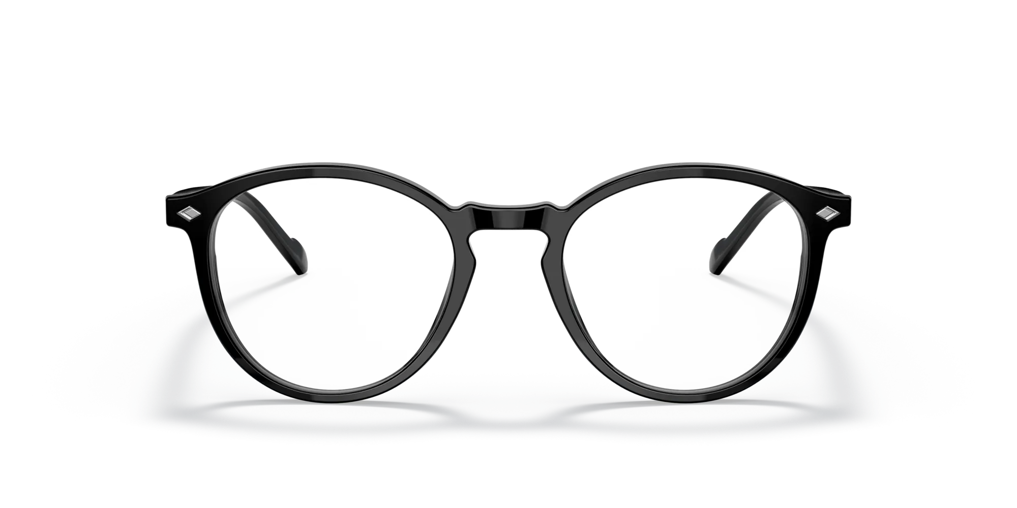 VOGUE EYEWEAR VO5367 W44 Montature da vista Acetato Nero Rotonda Normale - immagine 3