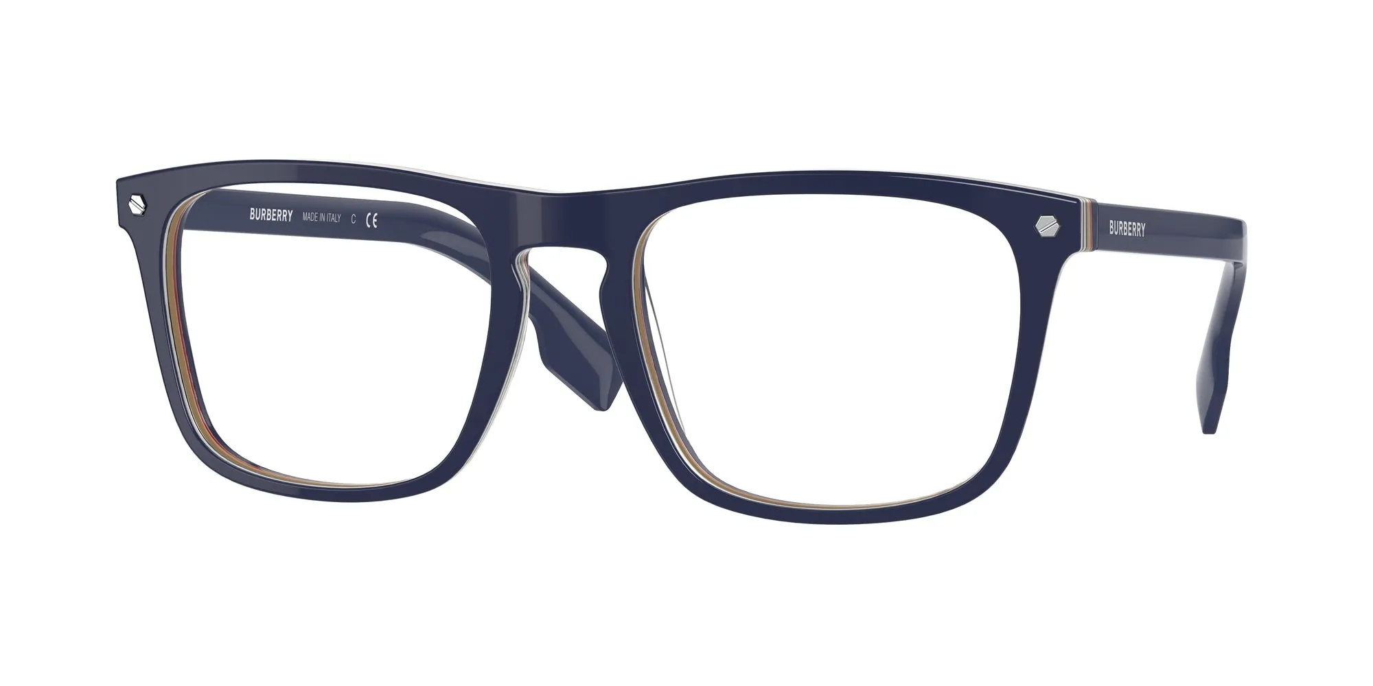 Burberry BE2340 BOLTON 3799 Montature da vista Plastica Blu Squadrata - immagine 1