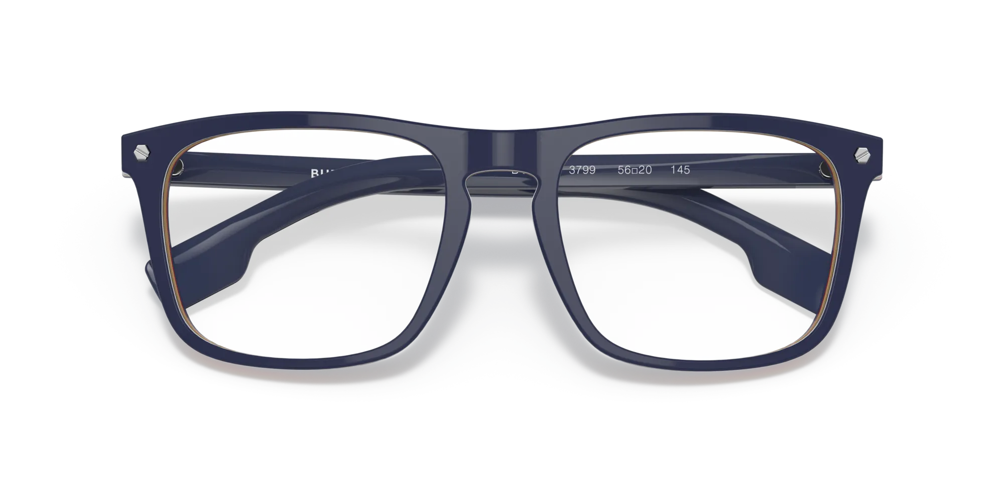 Burberry BE2340 BOLTON 3799 Montature da vista Plastica Blu Squadrata - immagine 2