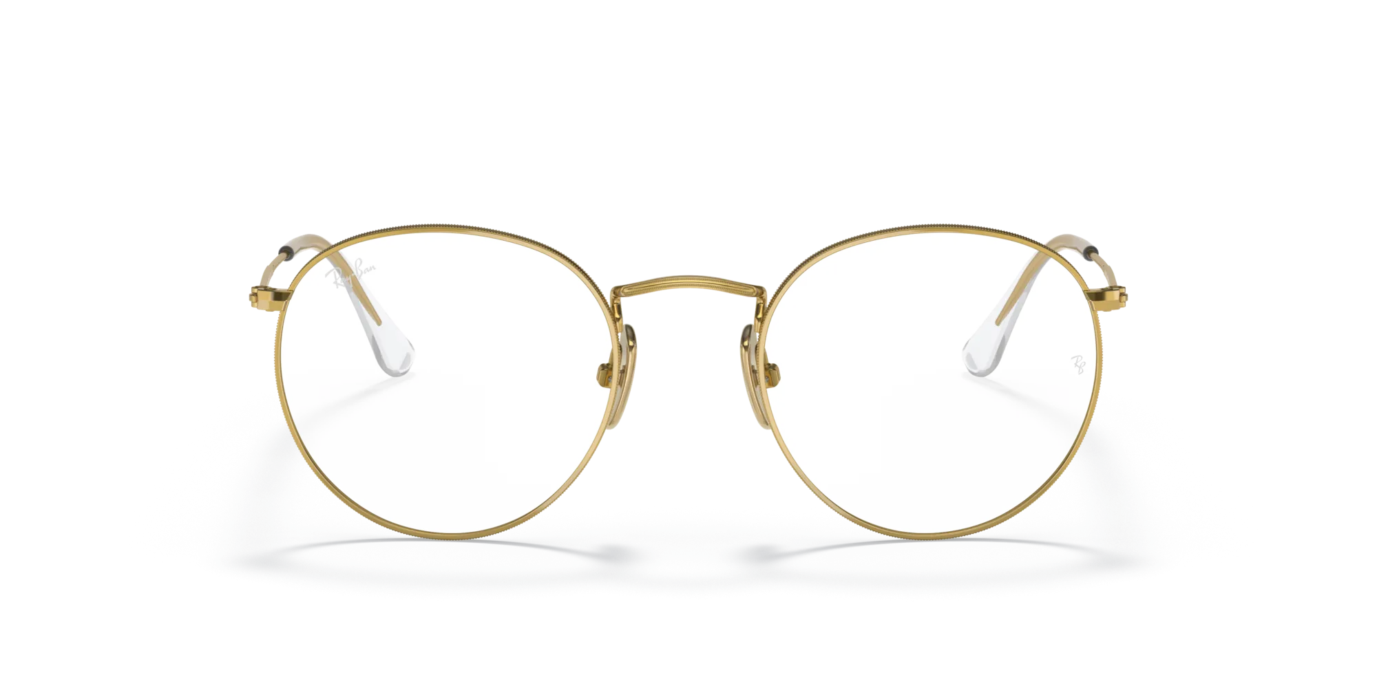 Ray - Ban RX8247V ROUND 1225 Montature da vista Titanio Oro Rotonda - immagine 3