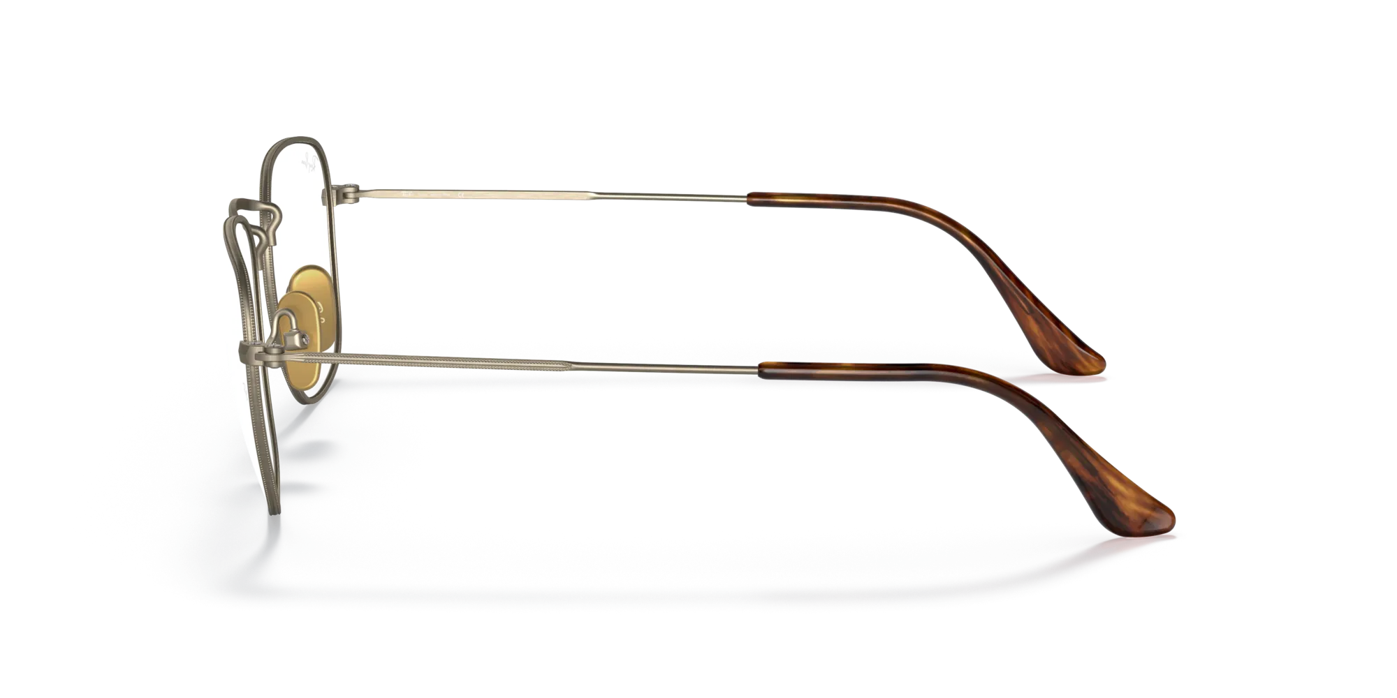 Ray - Ban RX8157V FRANK 1222 Montature da vista Titanio Bronzo / Rame Squadrata - immagine 4
