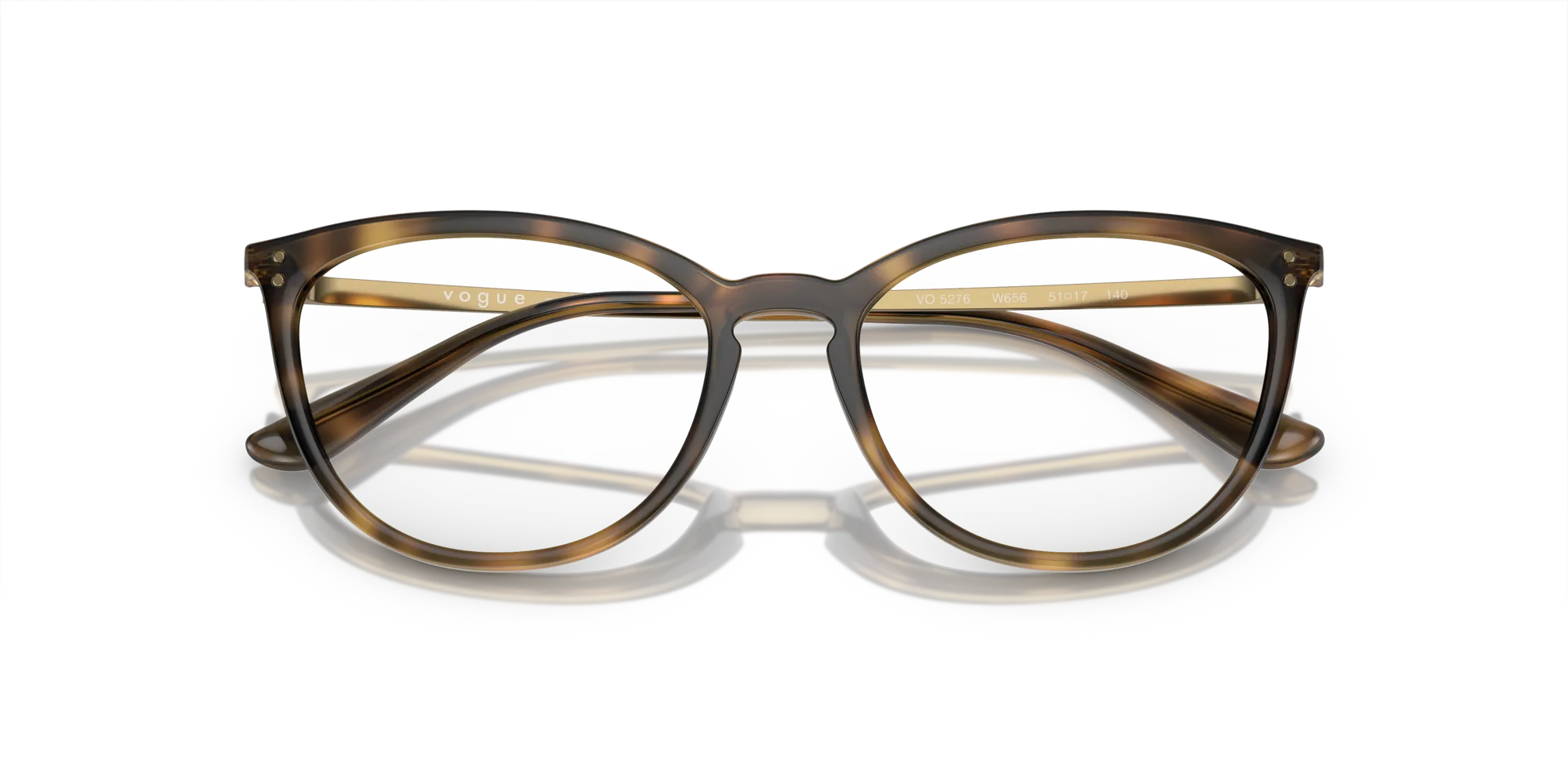 VOGUE EYEWEAR VO5276 W656 Montature da vista Iniettato Havana scuro Cat Eye - immagine 2