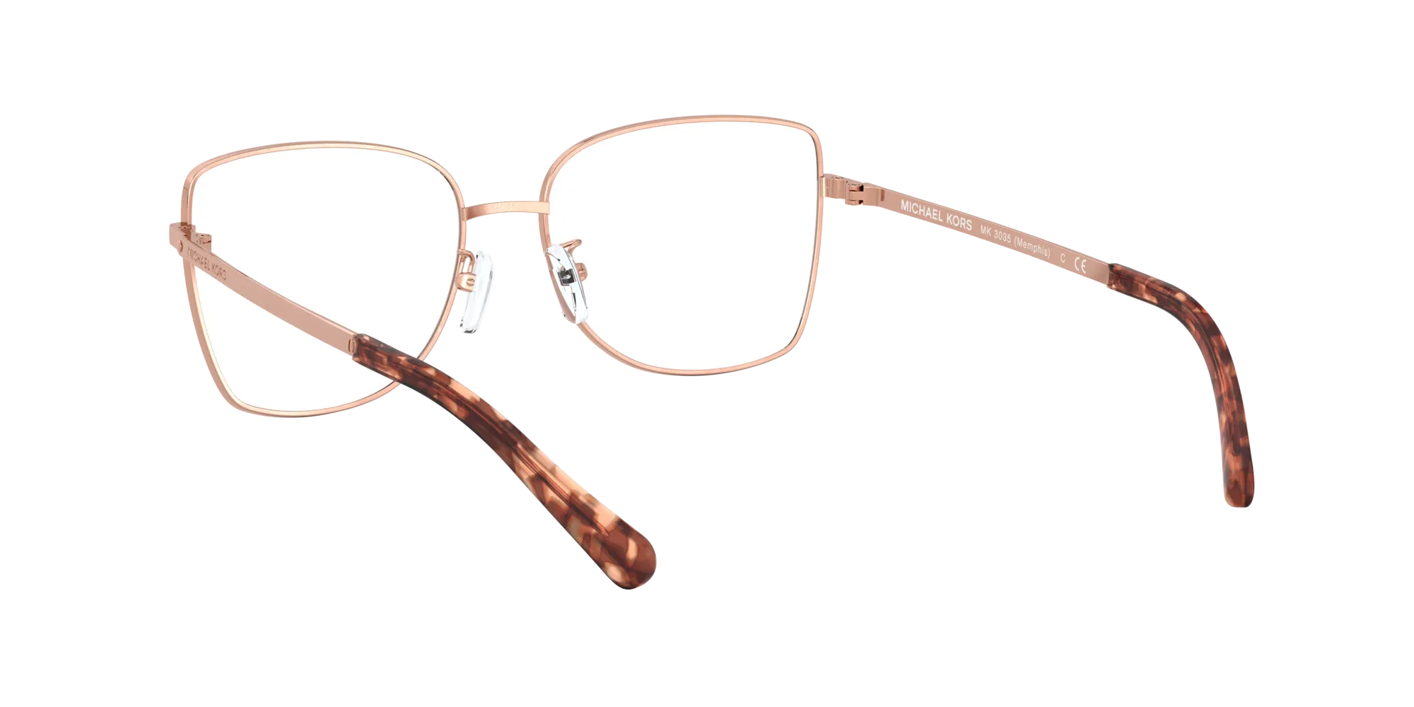 Michael Kors MK3035 MEMPHIS 1108 Montature da vista Metallo Oro Farfalla - immagine 4