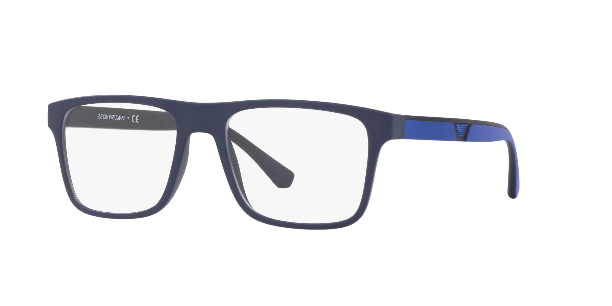 Emporio Armani EA4115 57591W Occhiali da sole Iniettato Blu Trasparente Squadrata Normale - immagine 1