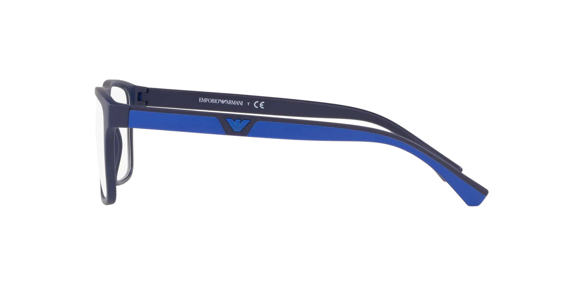 Emporio Armani EA4115 57591W Occhiali da sole Iniettato Blu Trasparente Squadrata Normale - immagine 3