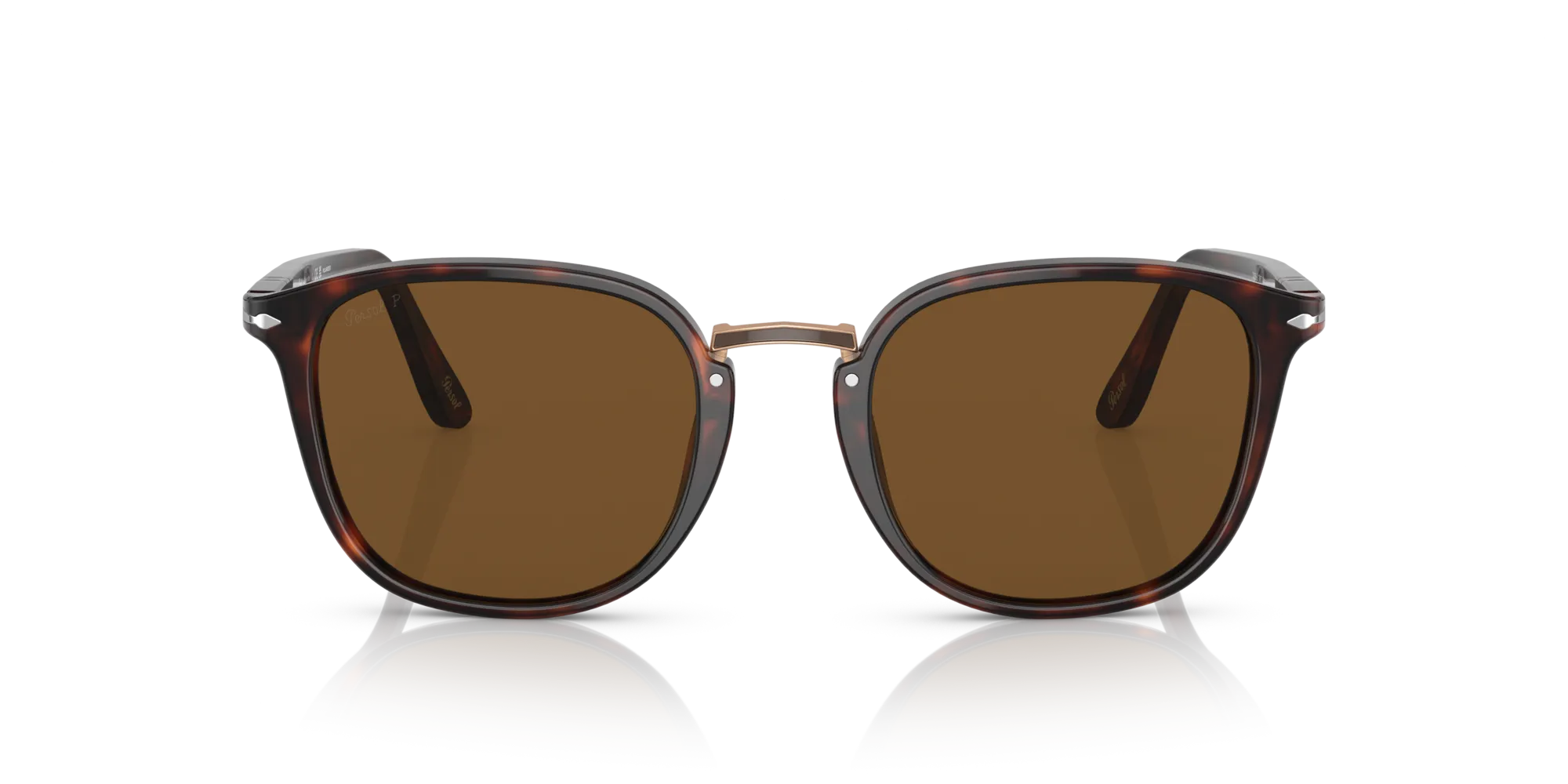 Persol PO3186S 24/57 Occhiali da sole Plastica Havana Pantos Polarizzata - immagine 3