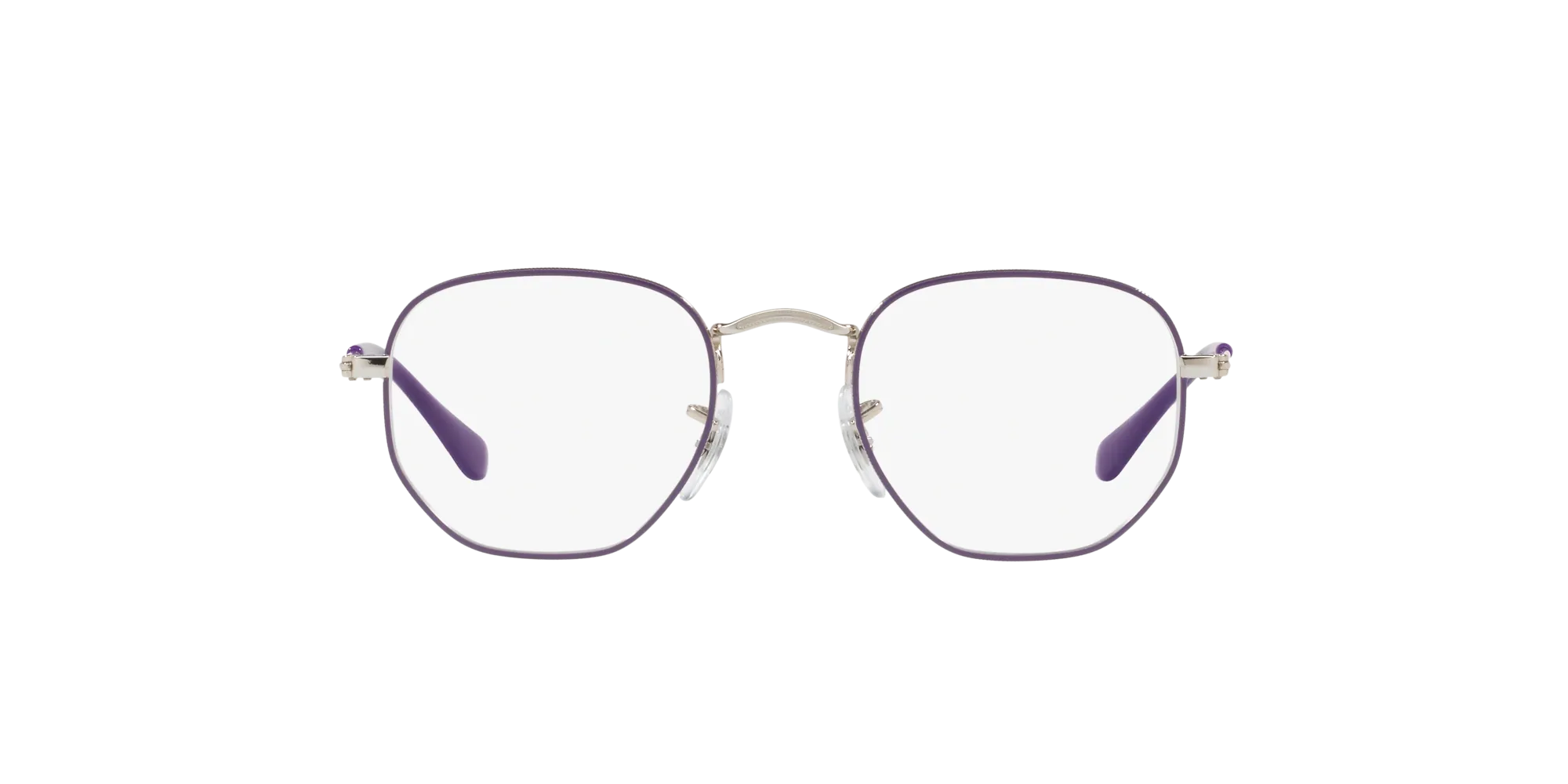 Ray - Ban RY9541V JUNIOR WAYFARER 4061 Montature da vista bambino Metallo Viola Squadrata - immagine 2