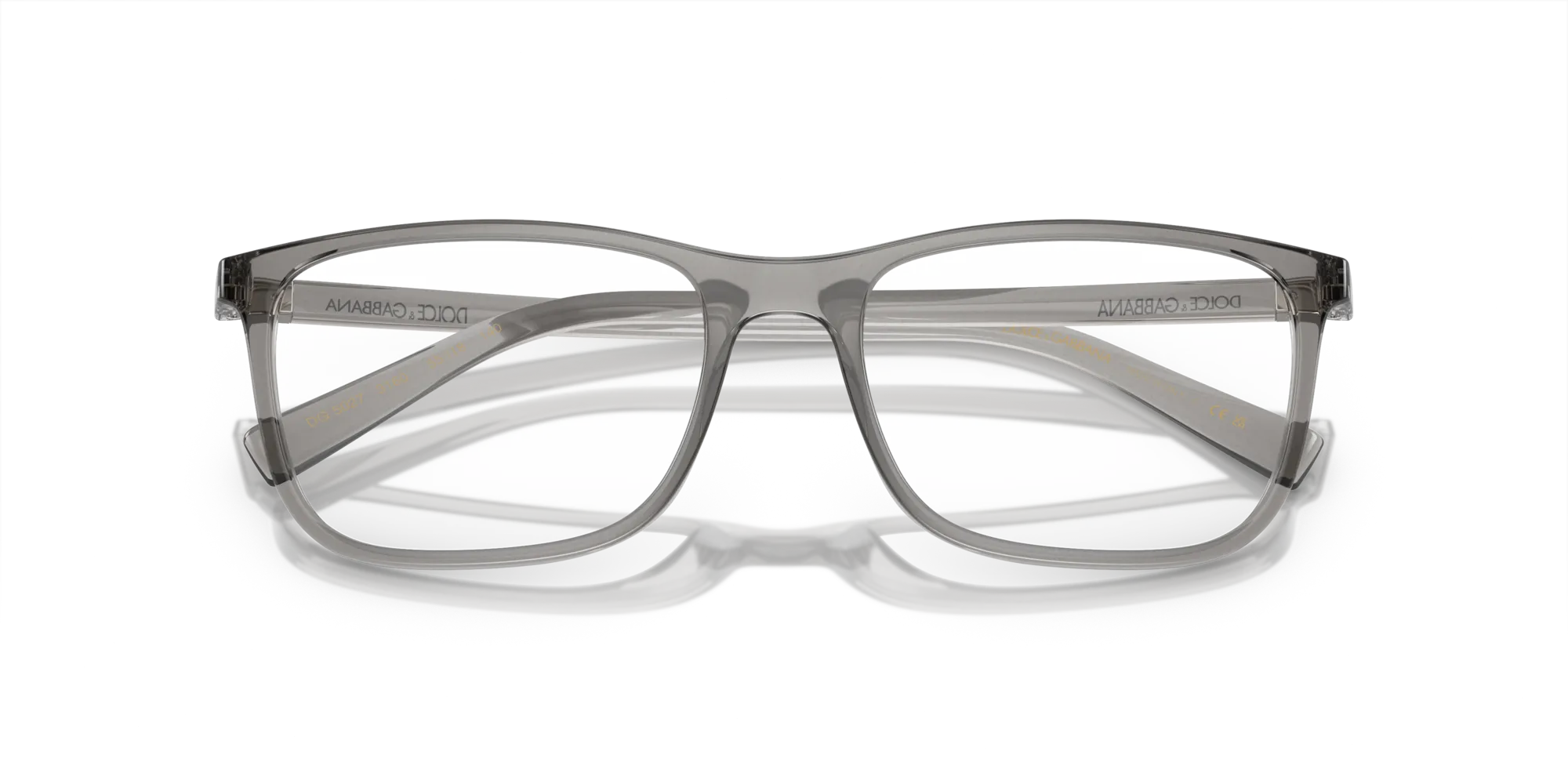 Dolce & Gabbana DG5027 3160 Montature da vista Plastica Grigio Squadrata - immagine 2