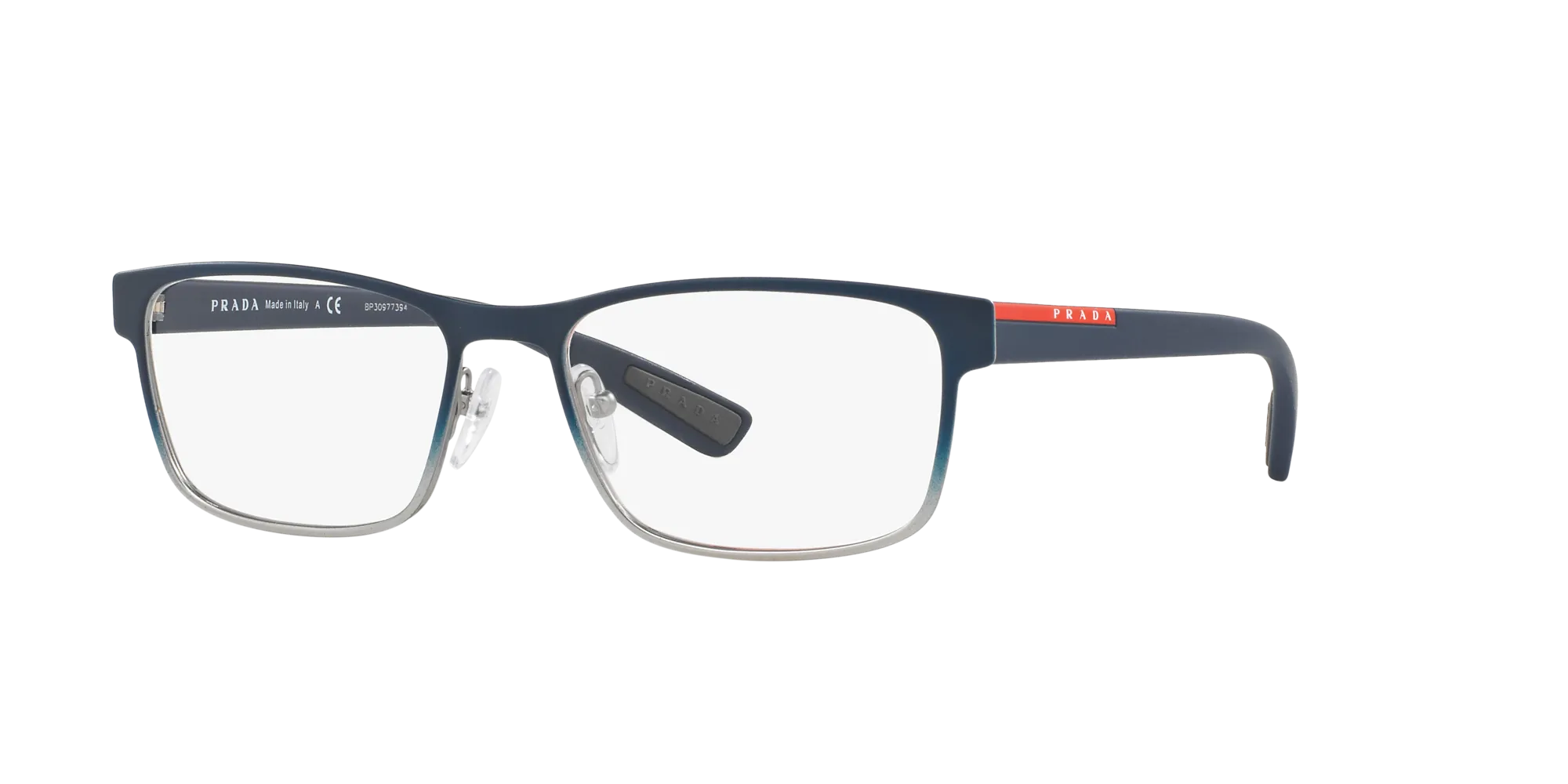 Prada Linea Rossa PS 50GV LIFESTYLE U6T1O1 Montature da vista Metallo Blu Squadrata Normale - immagine 1
