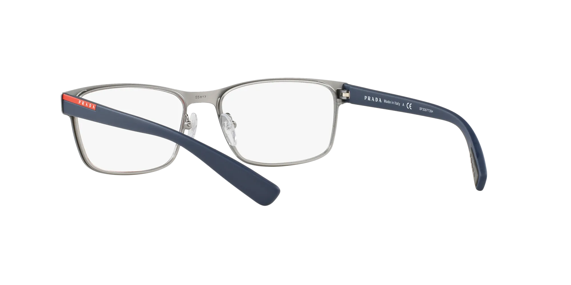Prada Linea Rossa PS 50GV LIFESTYLE U6T1O1 Montature da vista Metallo Blu Squadrata Normale - immagine 4