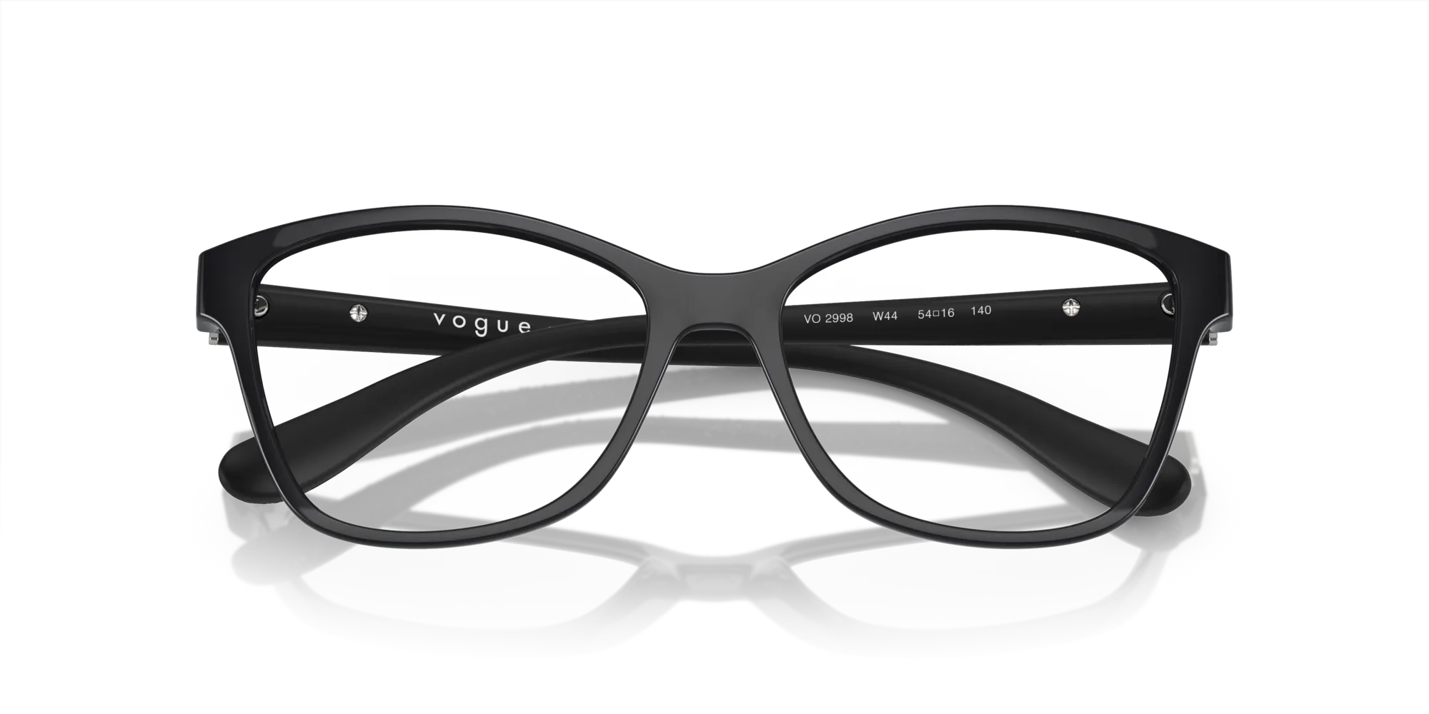 VOGUE EYEWEAR VO2998 W44 Montature da vista Plastica Nero Cat Eye - immagine 2