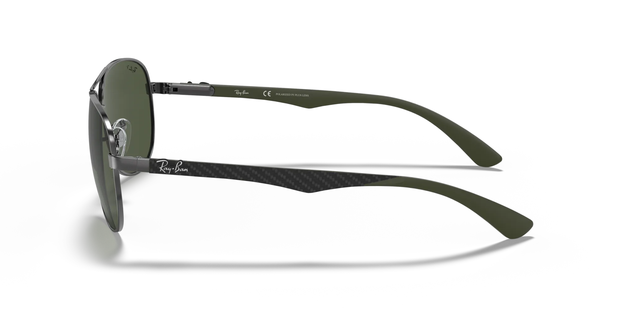 Ray - Ban RB8313 CARBON FIBRE 004/N5 Occhiali da sole Acciaio Canna di fucile - immagine 4