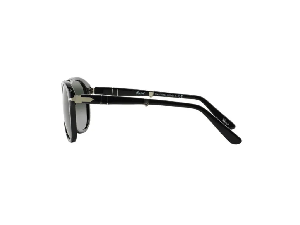 Persol PO0714 FOLDING 95/31 Occhiali da sole Acetato Nero Verde Pilot Normale - immagine 4
