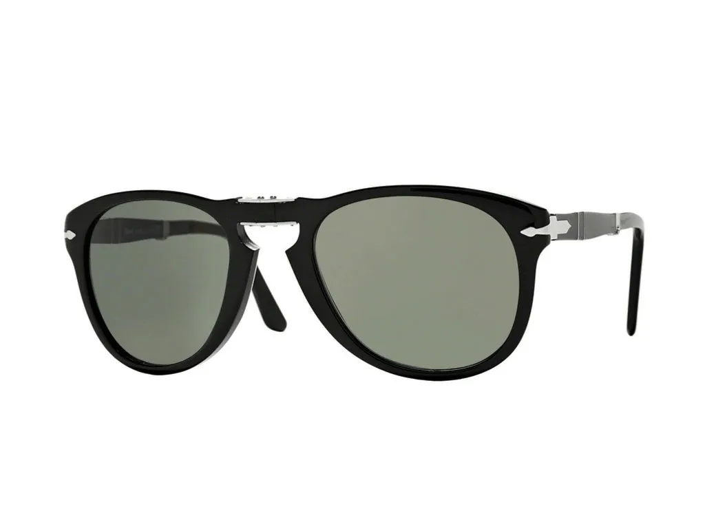 Persol PO0714 FOLDING 95/31 Occhiali da sole Plastica Nero Pilot Normale - immagine 1
