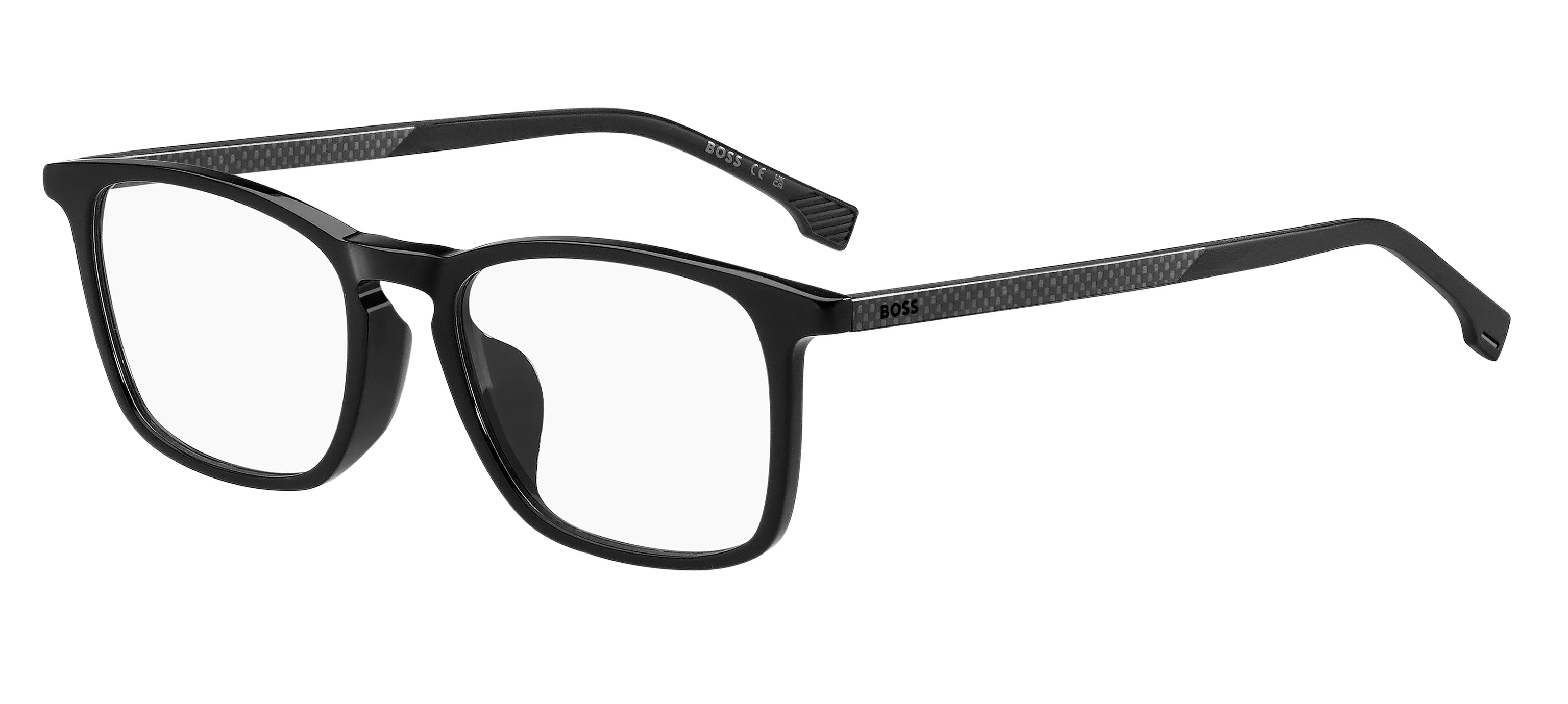 Hugo Boss BOSS 1716/F 807 Montature da vista Acetato Nero Squadrata Normale - immagine 1