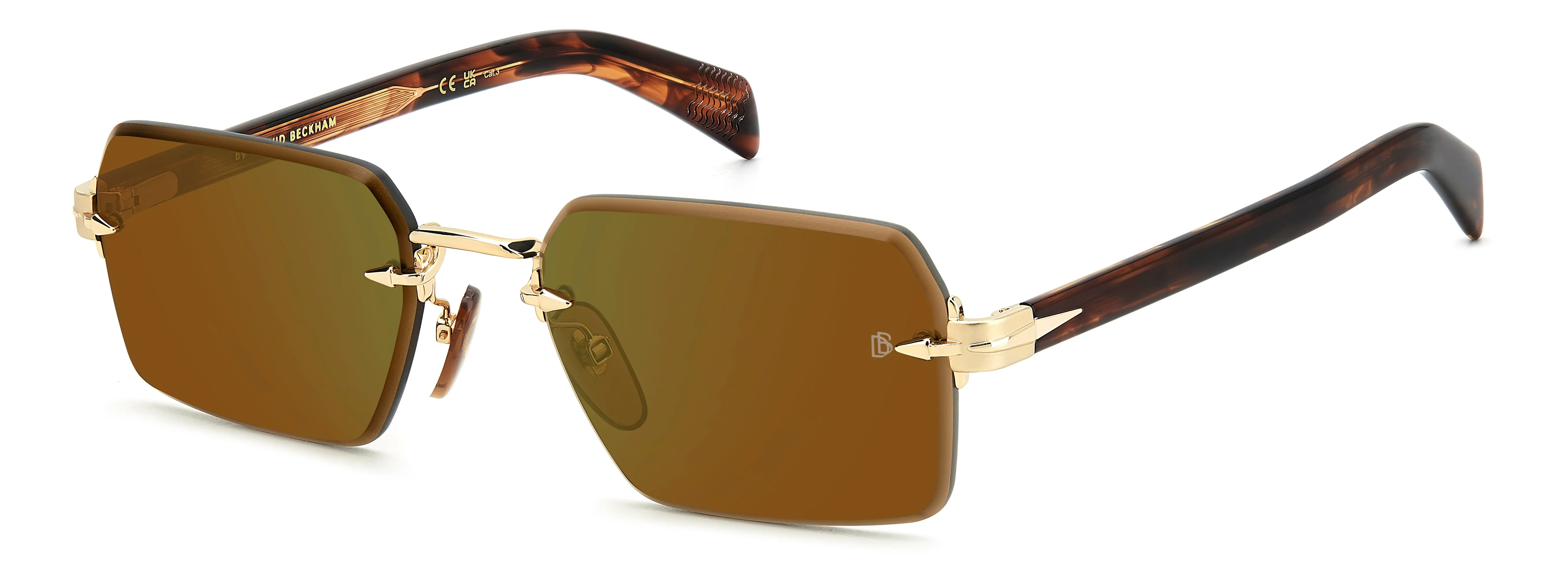 DAVID BECKHAM DAVID BECKHAM DB 7109/S T5U/MT Occhiali da sole Verde Specchiato - immagine 1