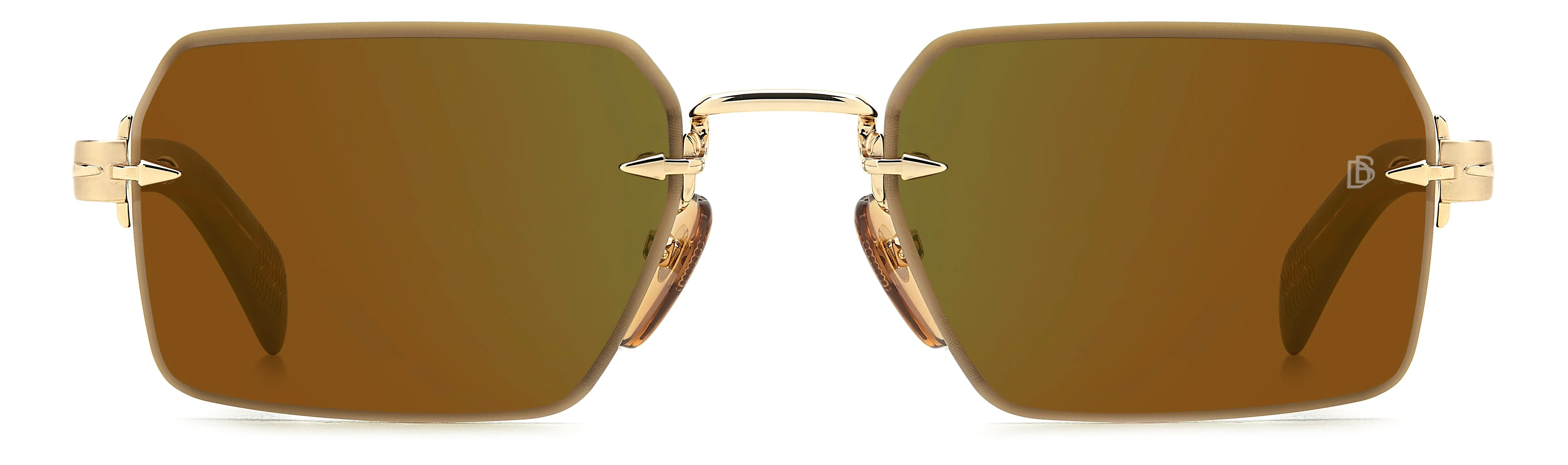 DAVID BECKHAM DAVID BECKHAM DB 7109/S T5U/MT Occhiali da sole Verde Specchiato - immagine 2