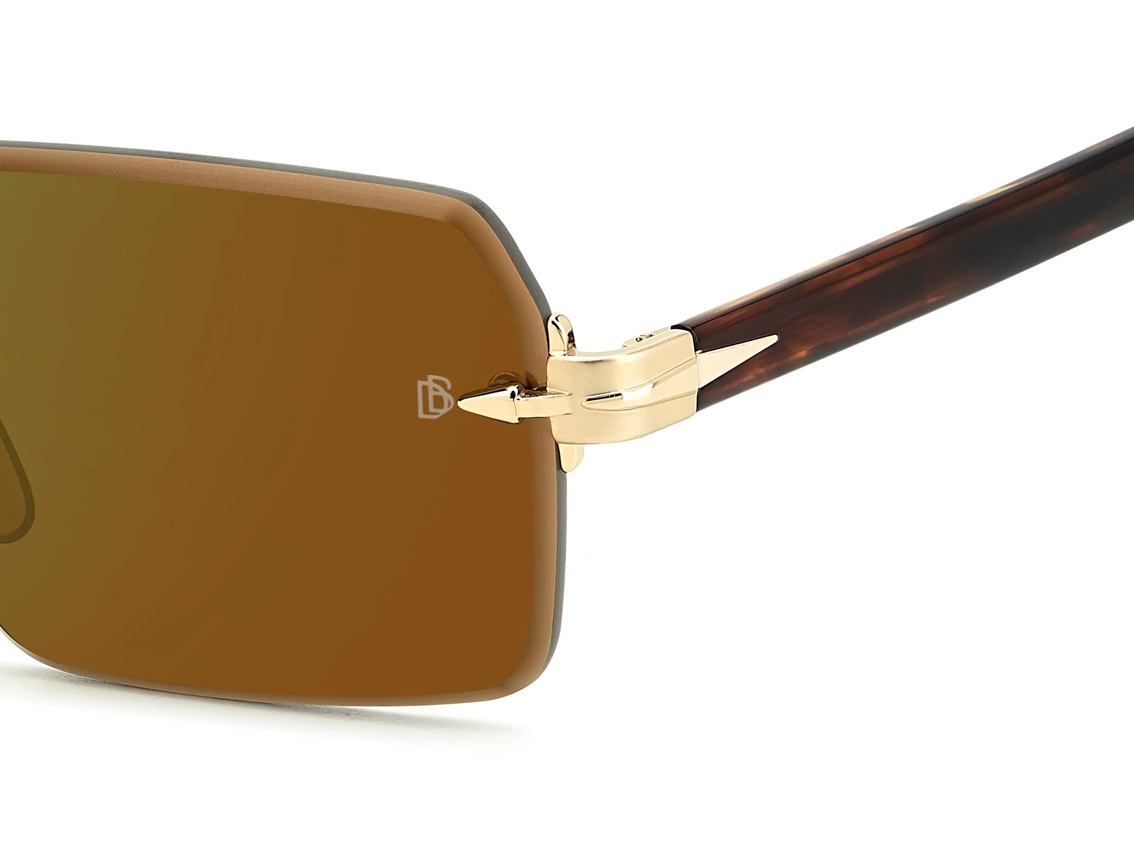DAVID BECKHAM DAVID BECKHAM DB 7109/S T5U/MT Occhiali da sole Verde Specchiato - immagine 3