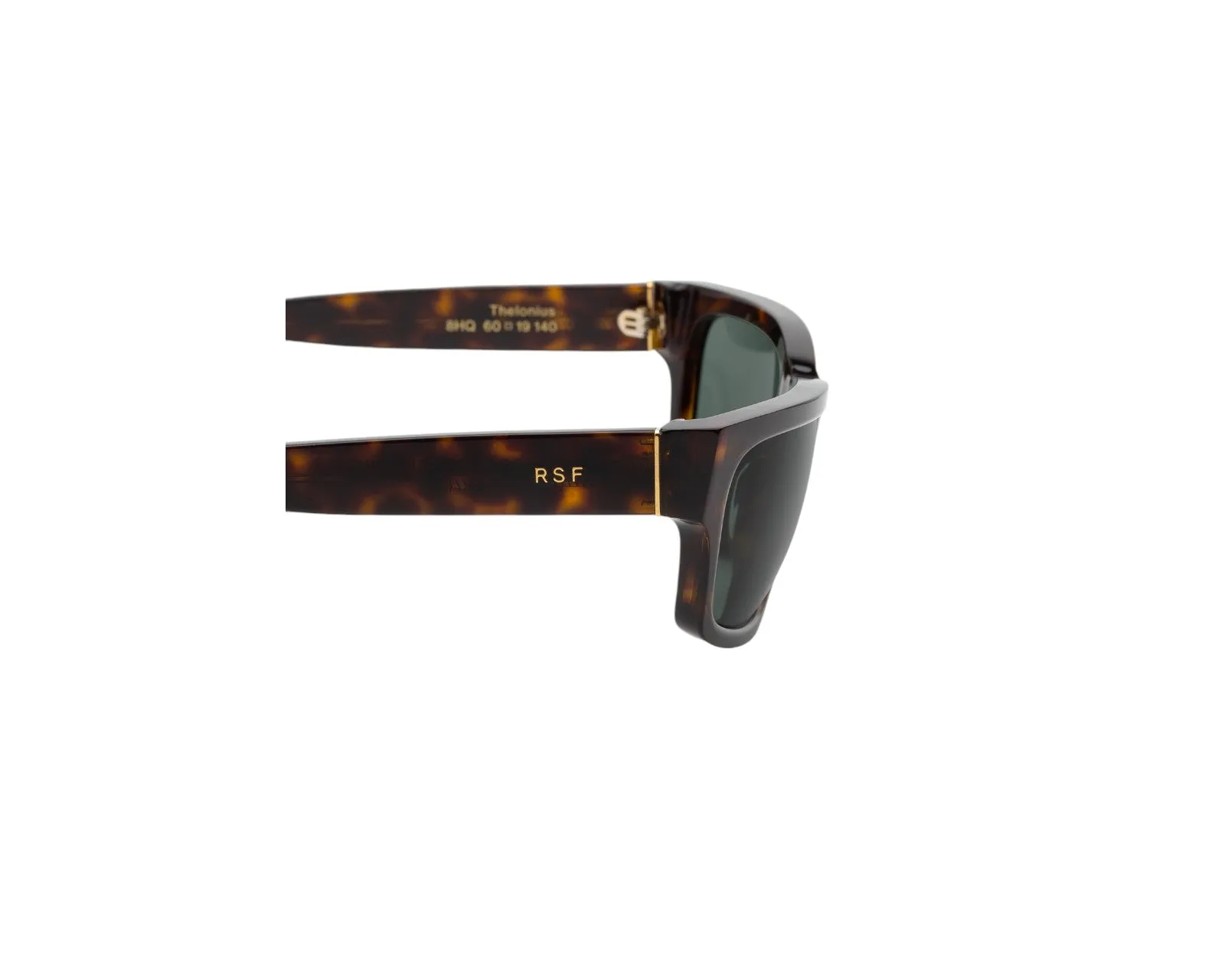 Retrosuperfuture 8HQ THELONIUS 3627 Occhiali da sole Acetato Havana Verde Squadrata Normale - immagine 3