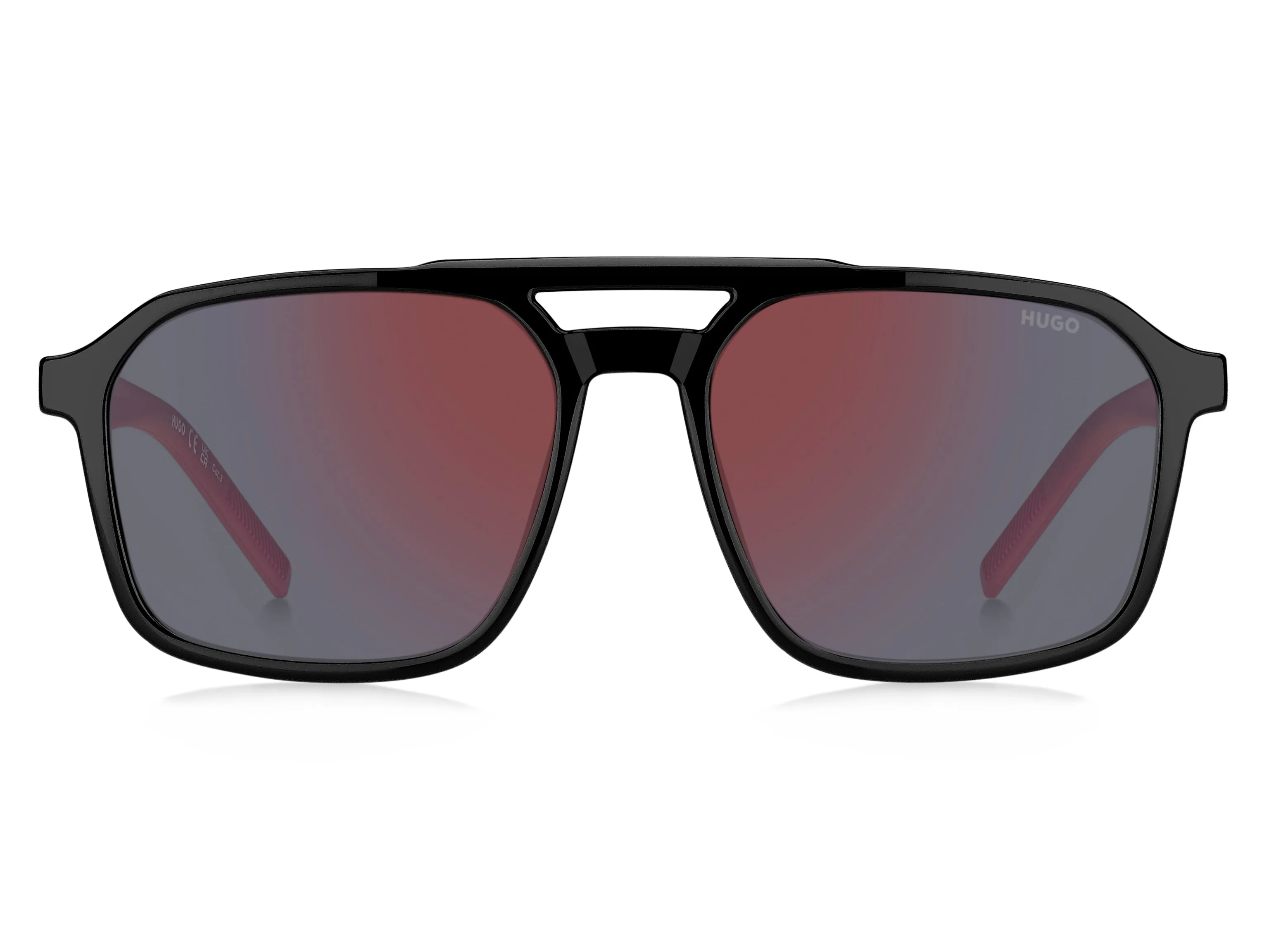 Hugo Boss Hugo Boss HG 1335/S 807/AO Occhiali da sole Rosso Specchiato - immagine 2