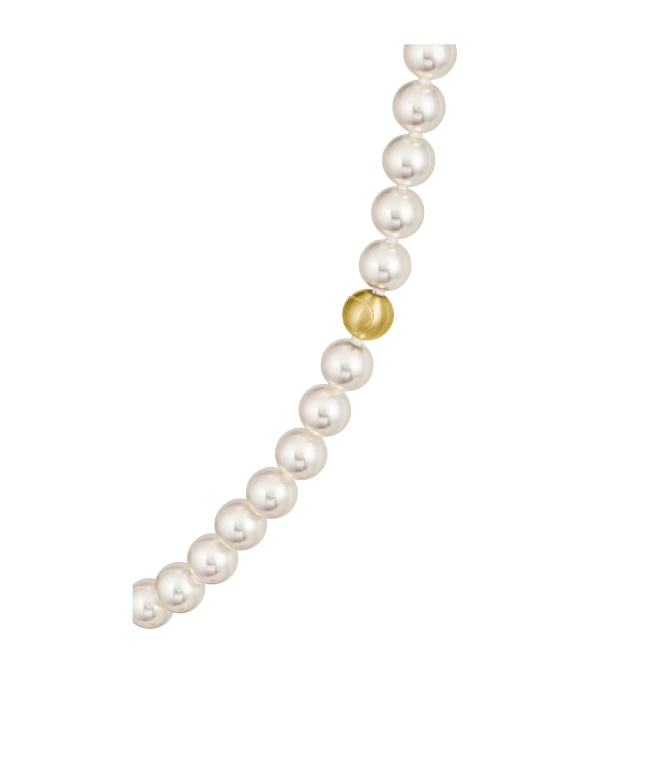 Lacoste Collana, Bracciale e Orecchini in Faux Perle Per Uomo e Donna Collezione MATCHPOINT con Charms Diversi color Oro Giallo - immagine 2